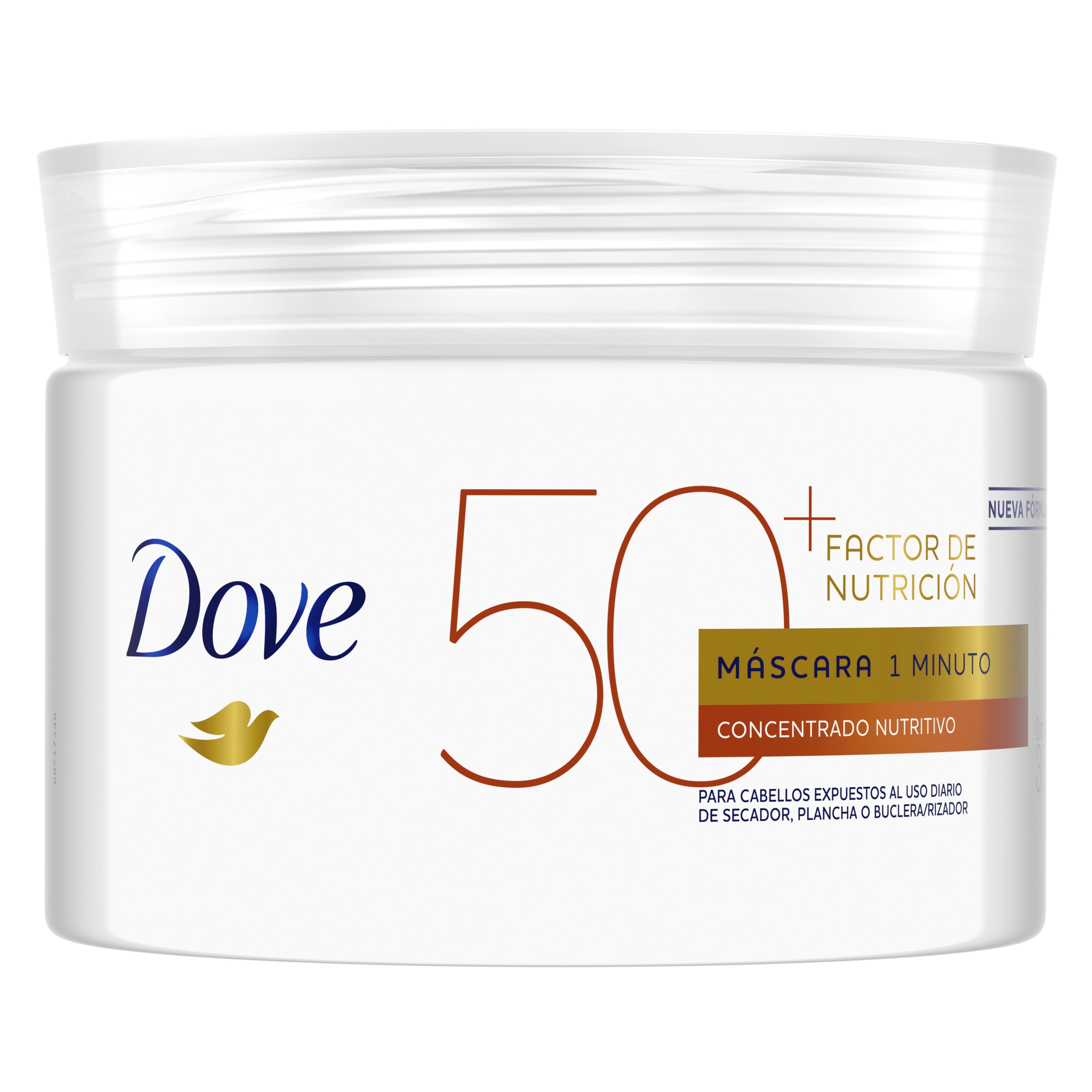 Imagen de envase Dove máscara de tratamiento factor de nutrición 50