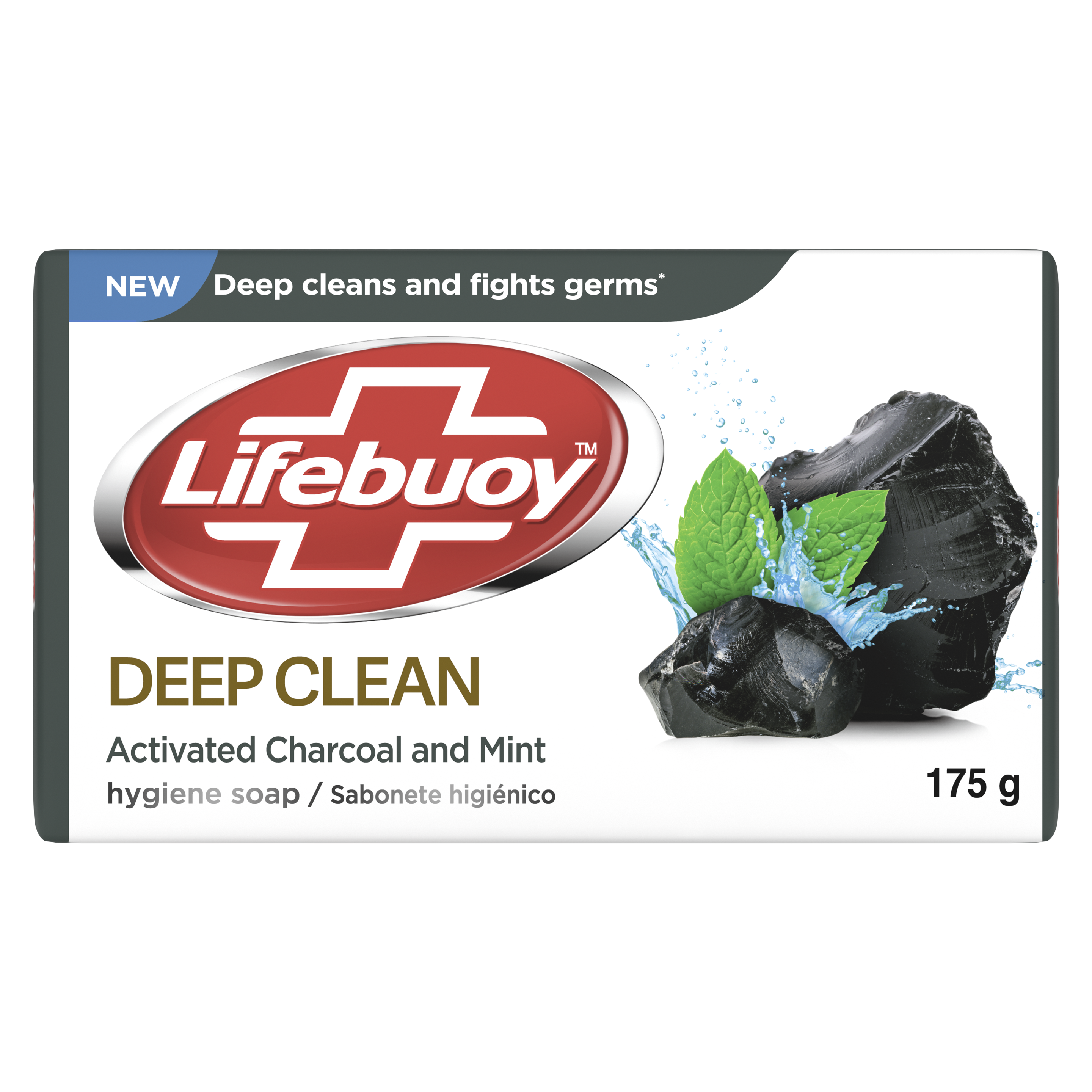 Lifebuoy Activated Charcoal and Mint Bar Soap 175g