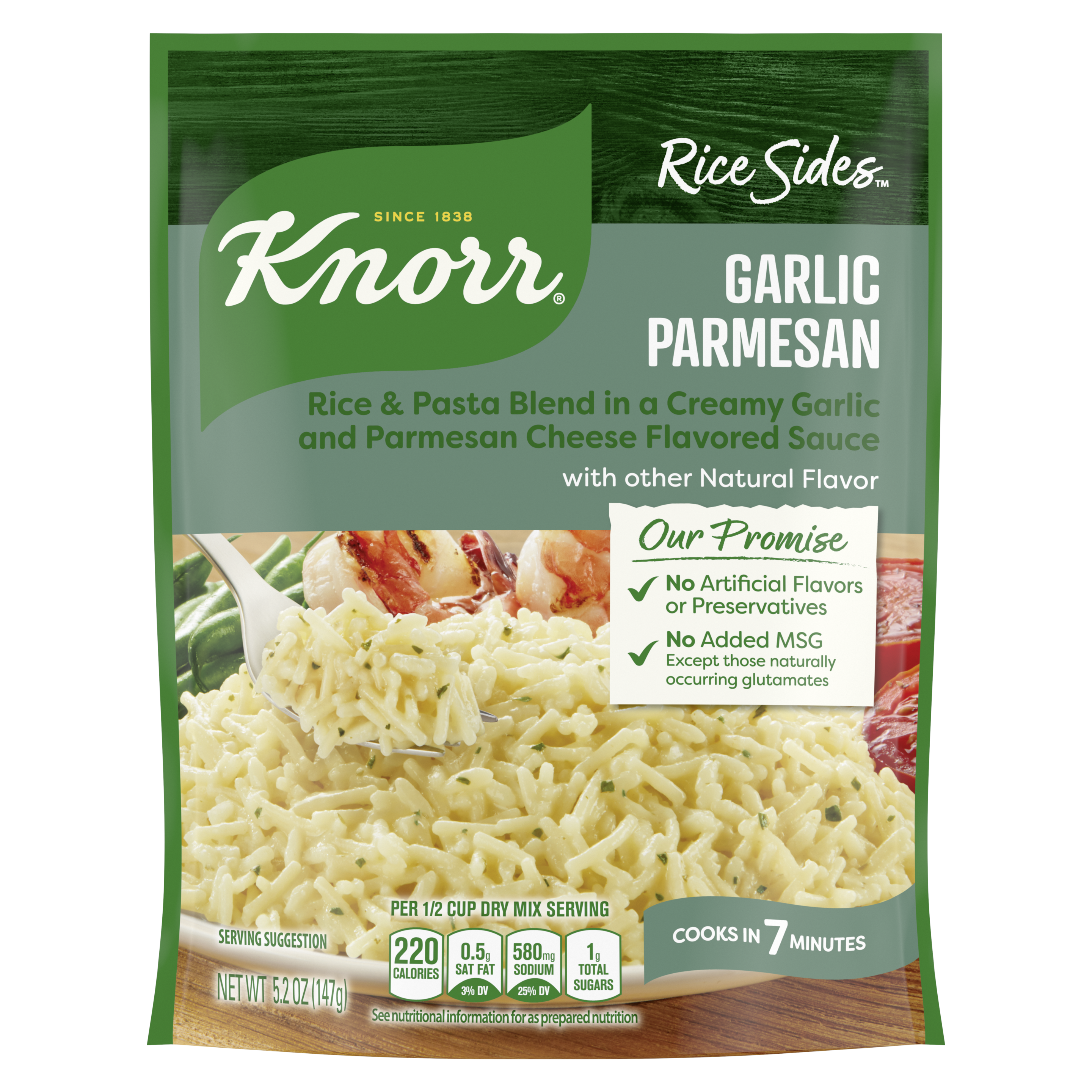 Knorr Garlic Parmesan Rice