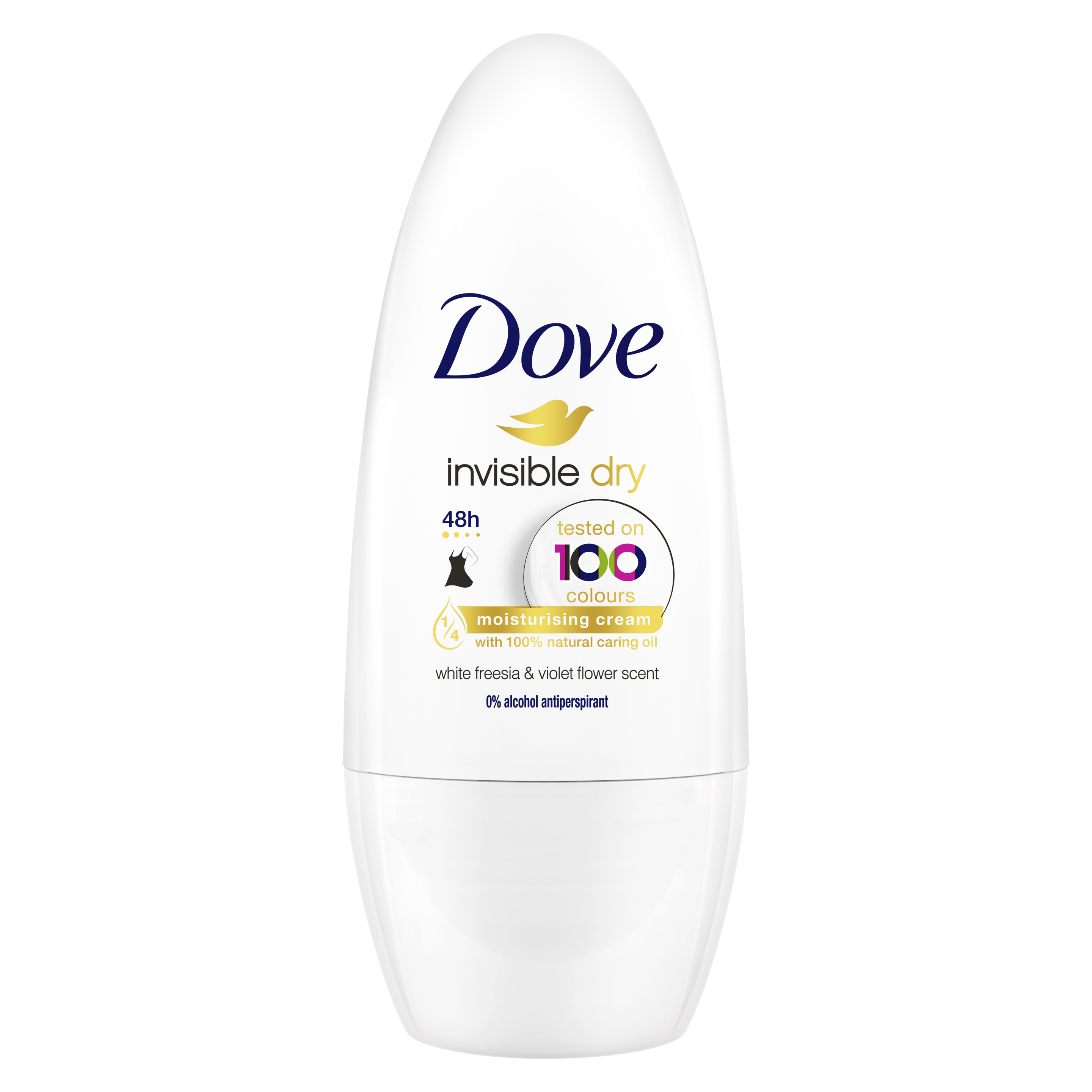 Dove Déodorant Anti-transpirant Invisible Dry Bille 50 ml Text