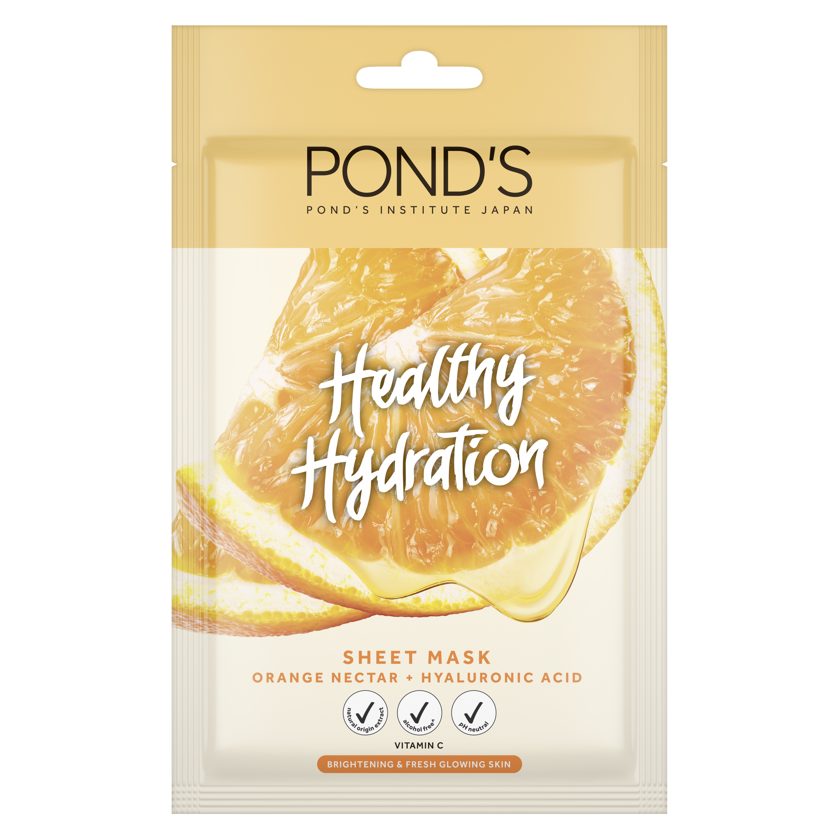Pond's Healthy Hydration Orange Nectar Sheet Mask