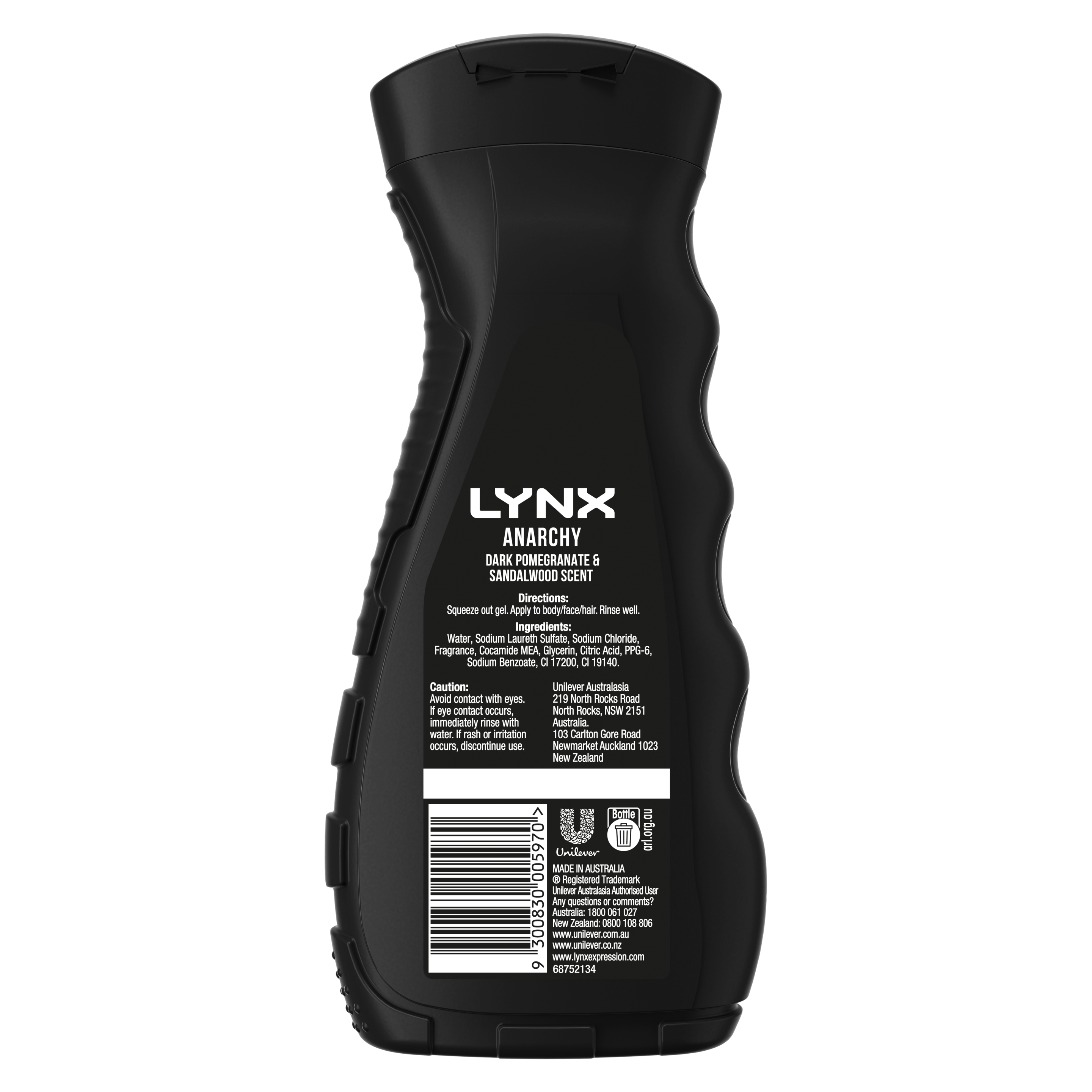 Lynx Anarchy Body Wash