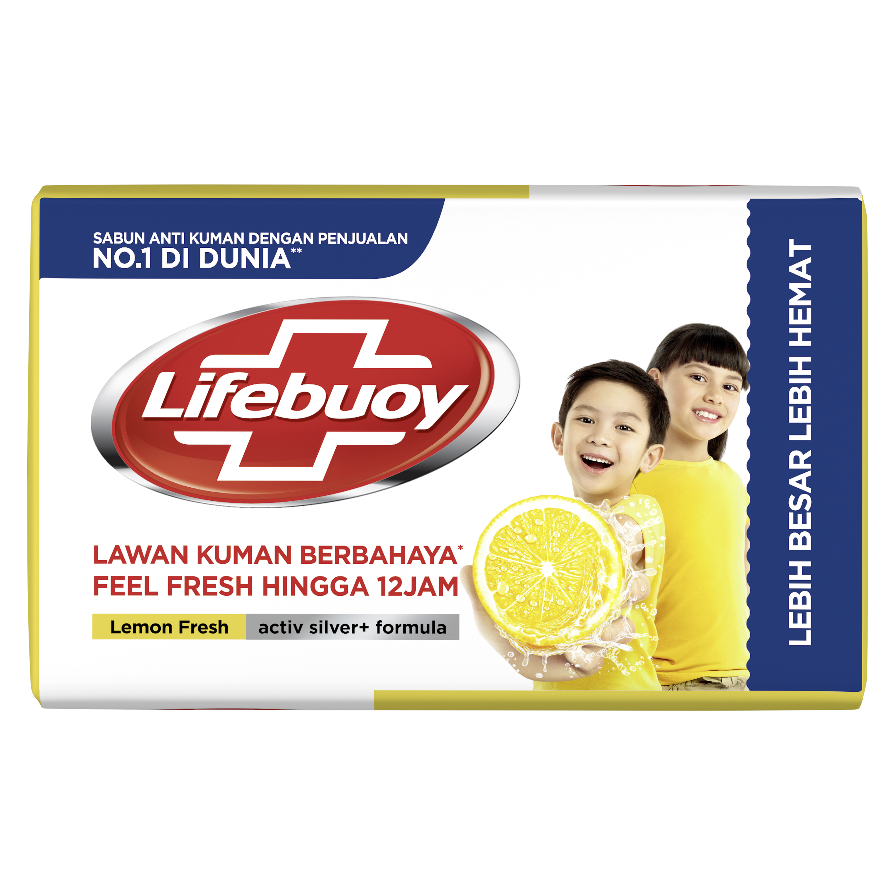 LIFEBUOY  SABUN BATANG ANTISEPTIK LEMON FRESH  110G packshot