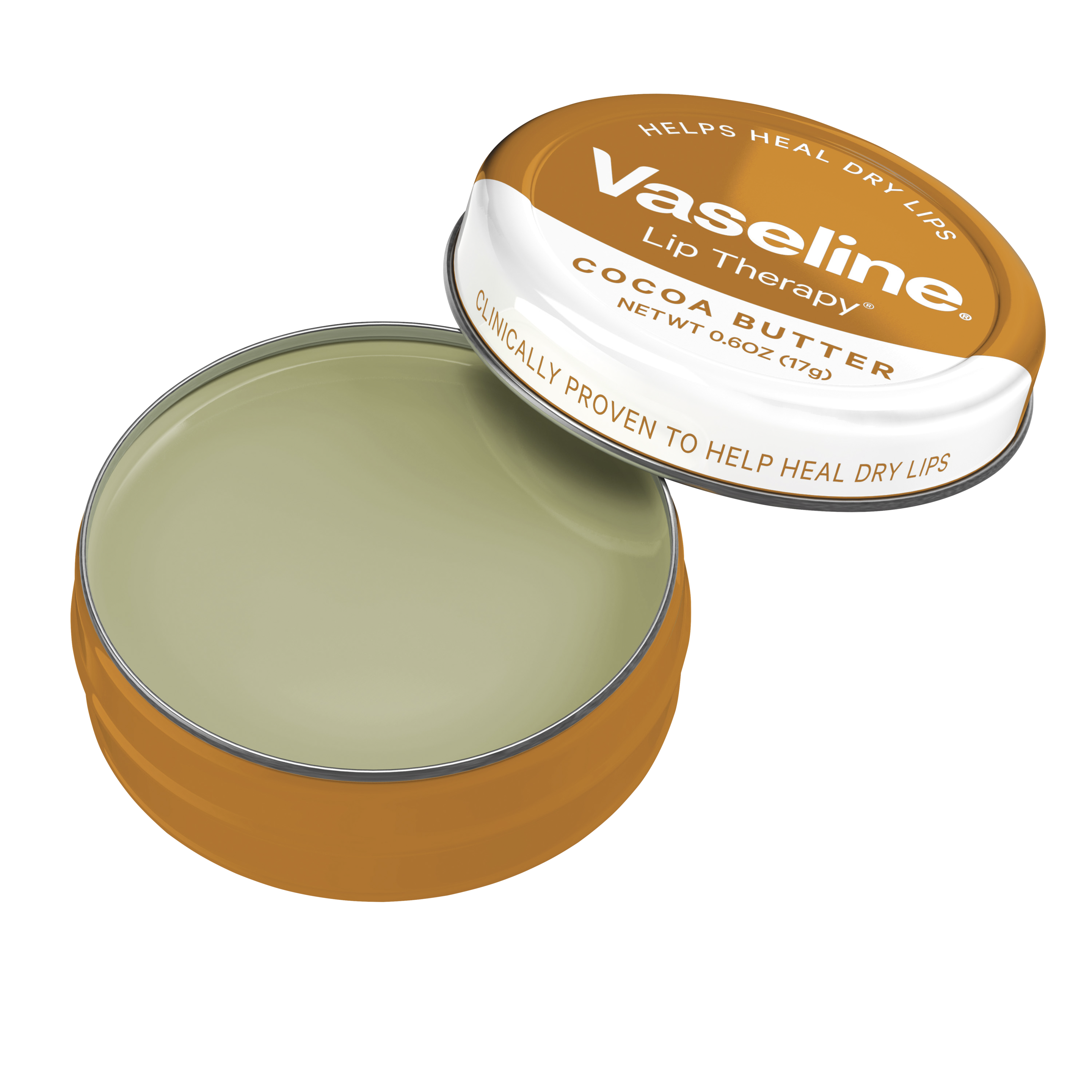 Vaseline® Lip Therapy® Original Tin open Tin