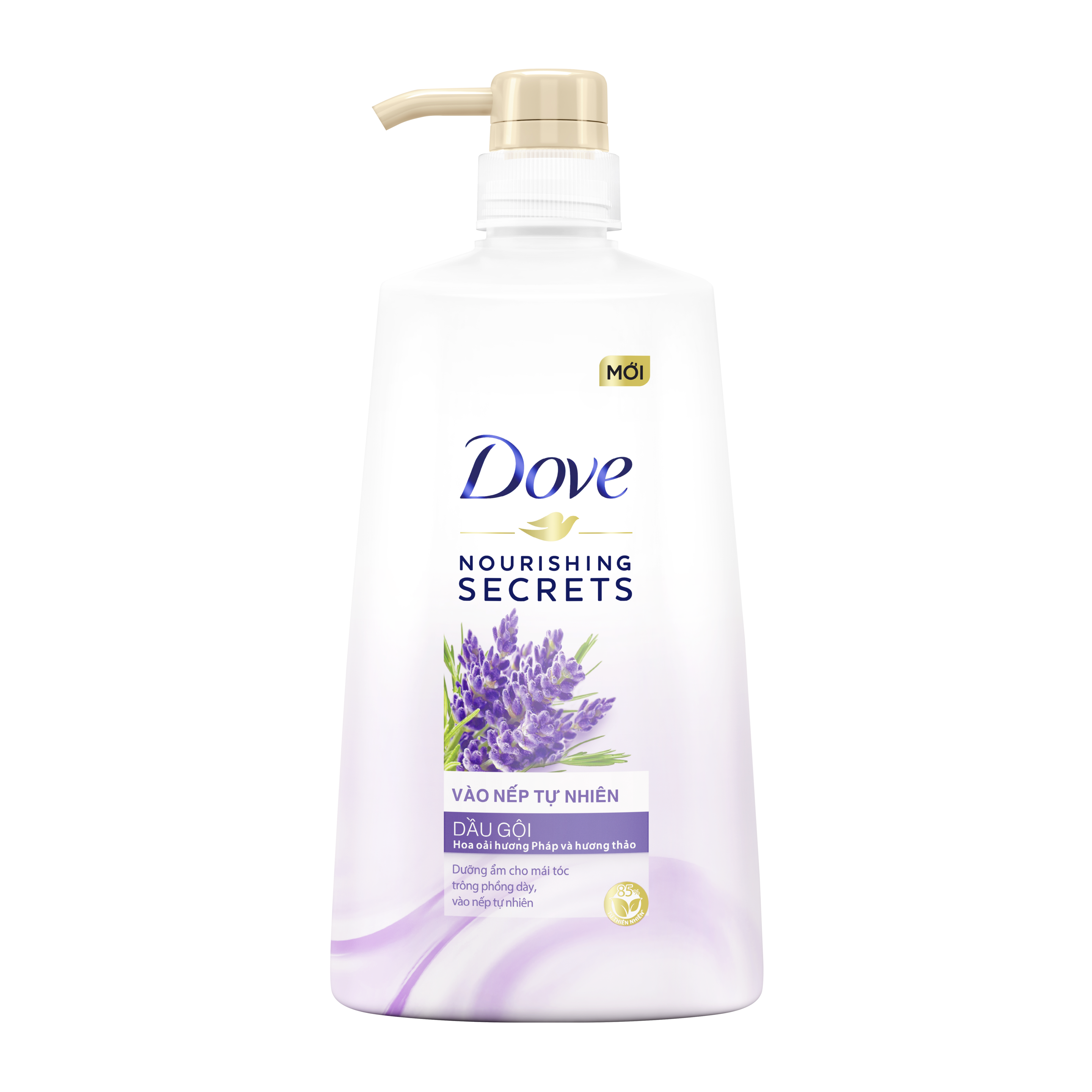 Dầu gội Dove Vào nếp tự nhiên 640gr
