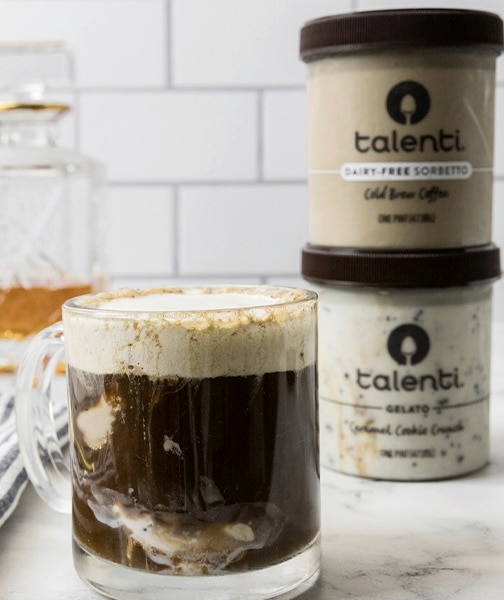 Irish Coffee Gelato Sundae