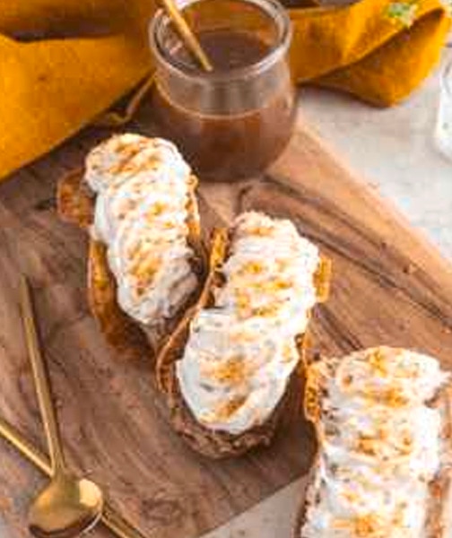 Sea Salt Caramel Dessert Tacos