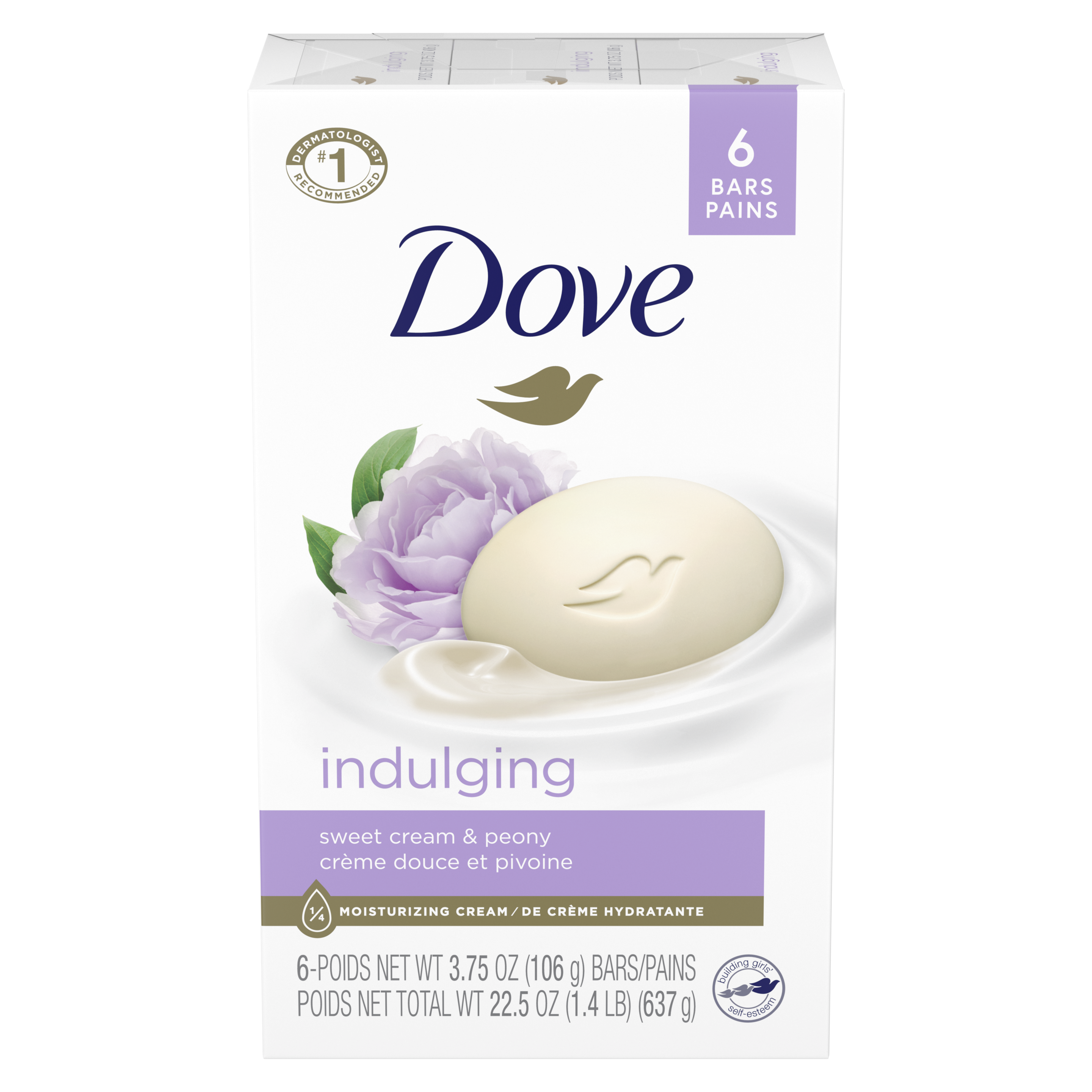 Dove Indulging Beauty Bar 6 bar 3.75oz