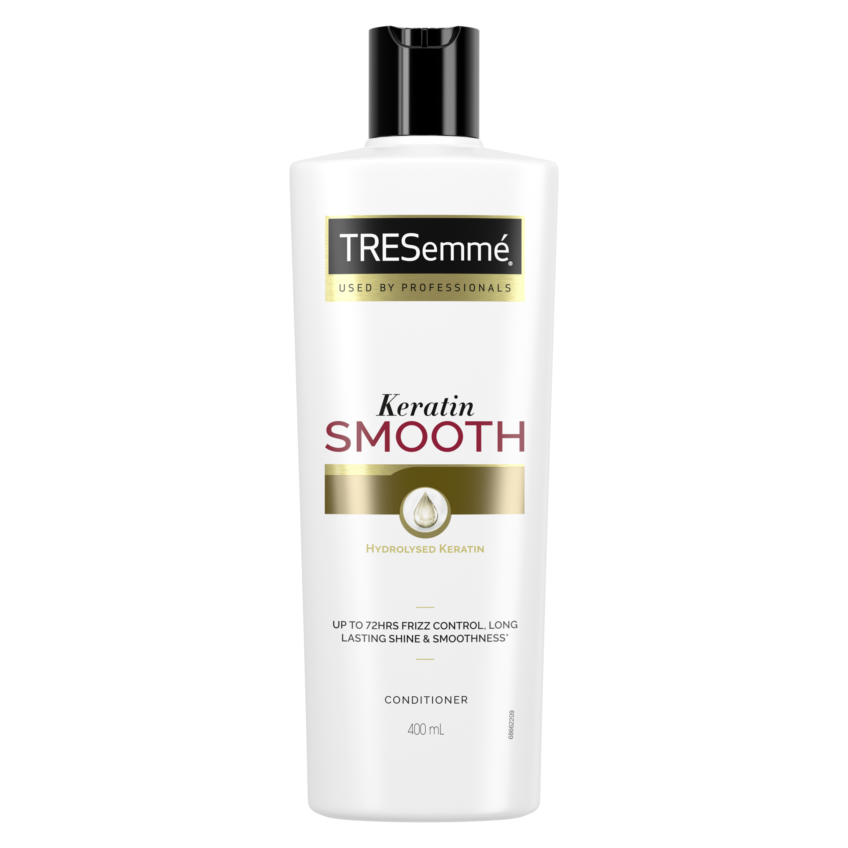 A 400ml bottle of TRESemmé Keratin Smooth Conditioner front of pack image