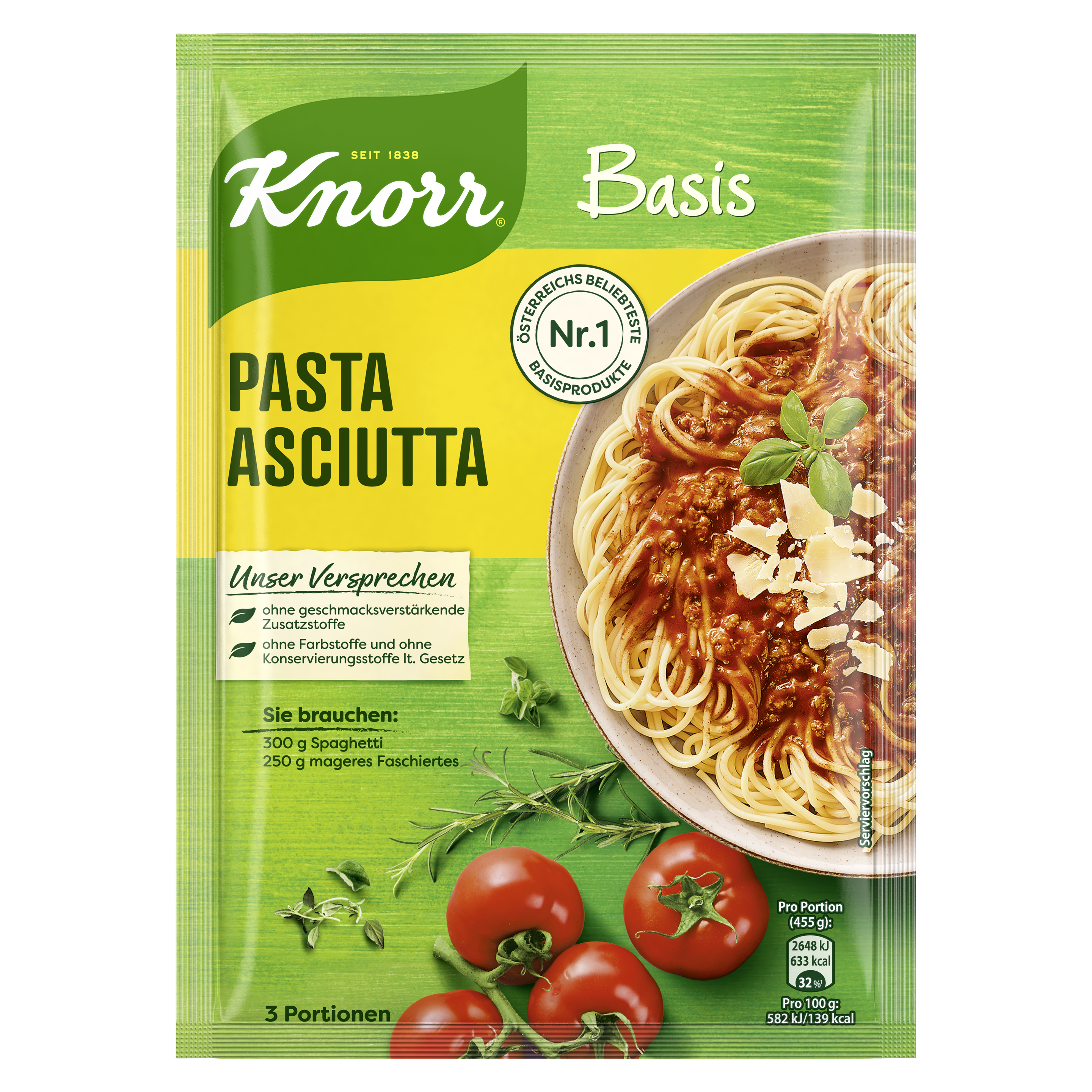 Knorr Basis Pasta Asciutta 69g Beutel