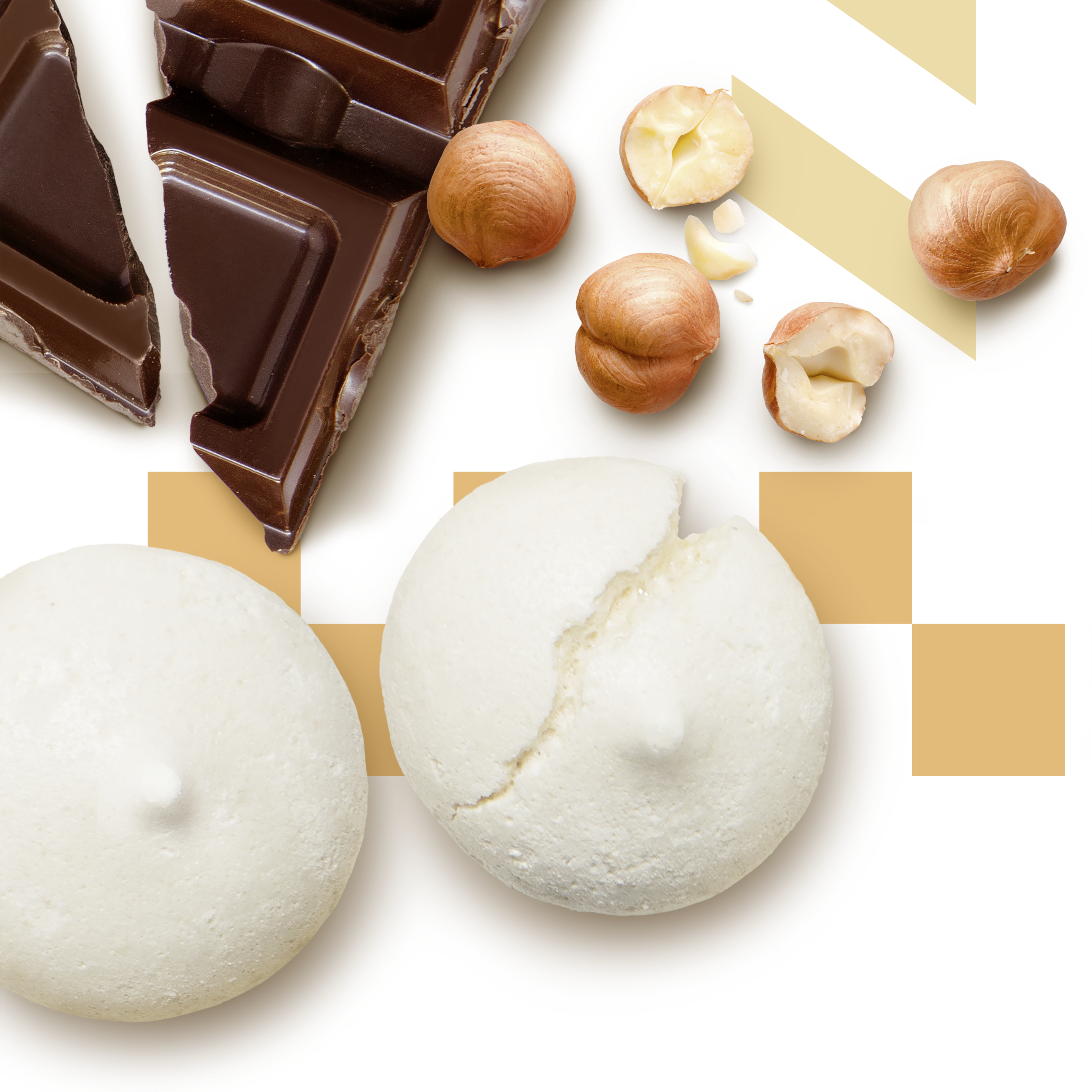 Meringata cioccolato e nocciole