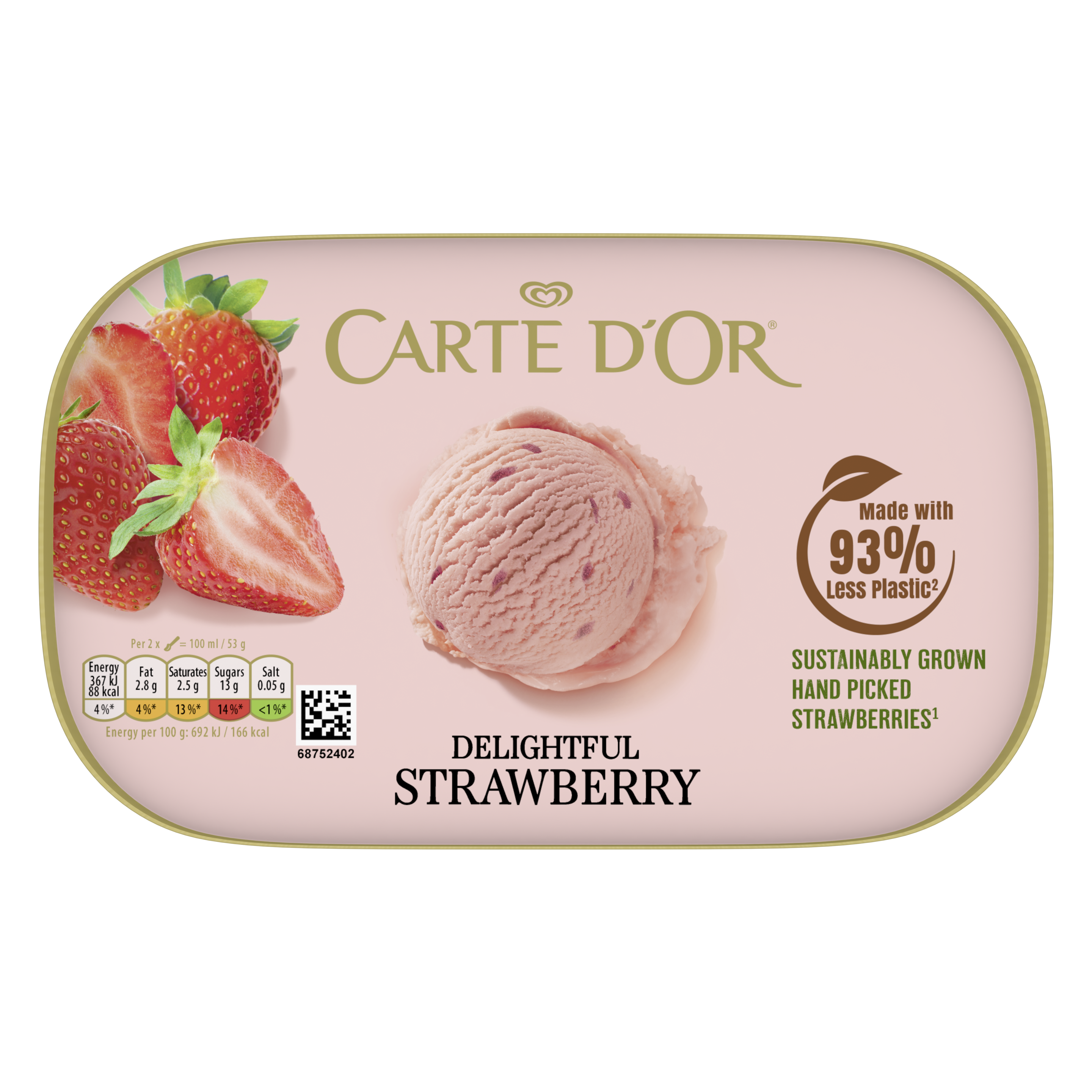 Carte D'Or Delightful Strawberry 900ml