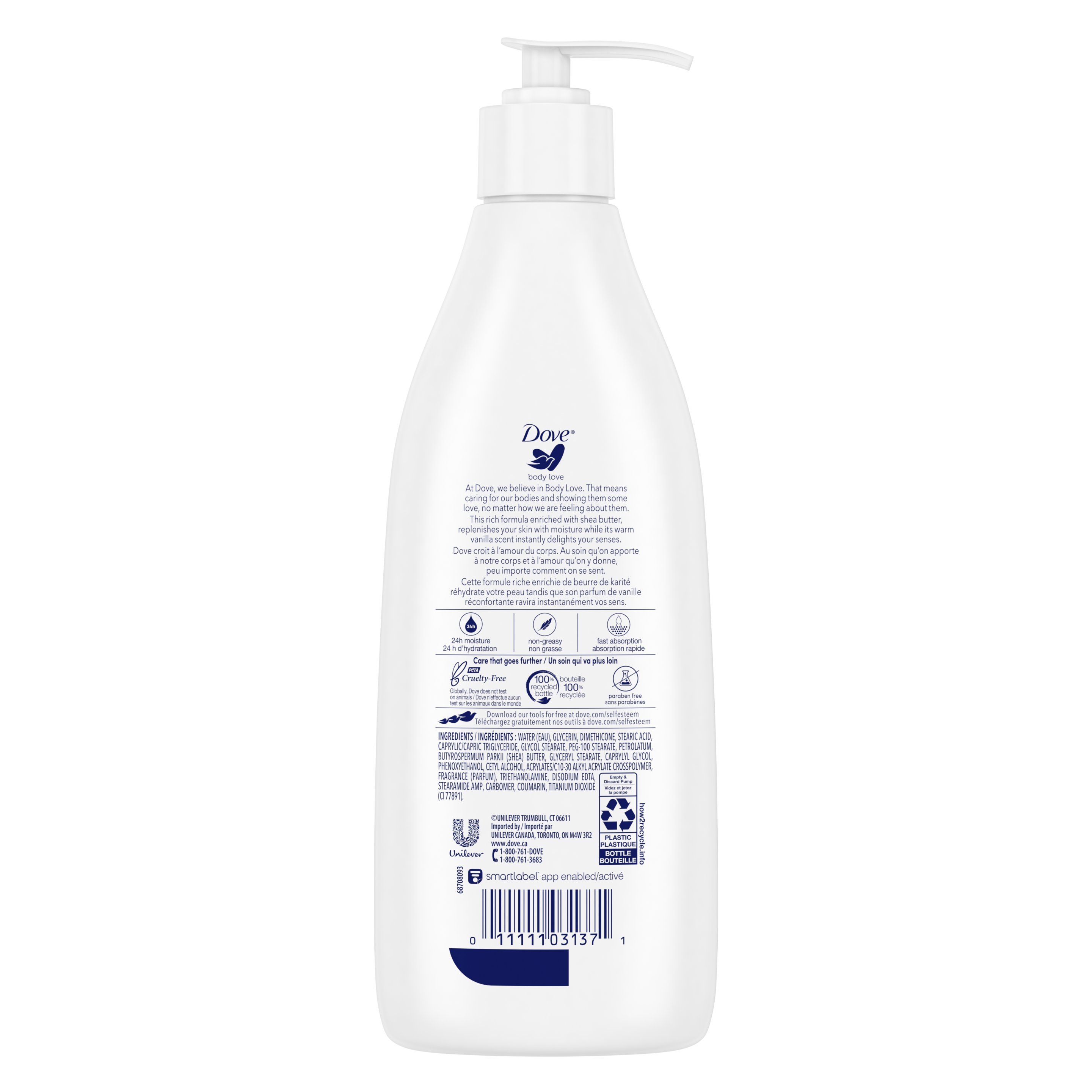 Body Love Pampering Care Body Lotion | Dove