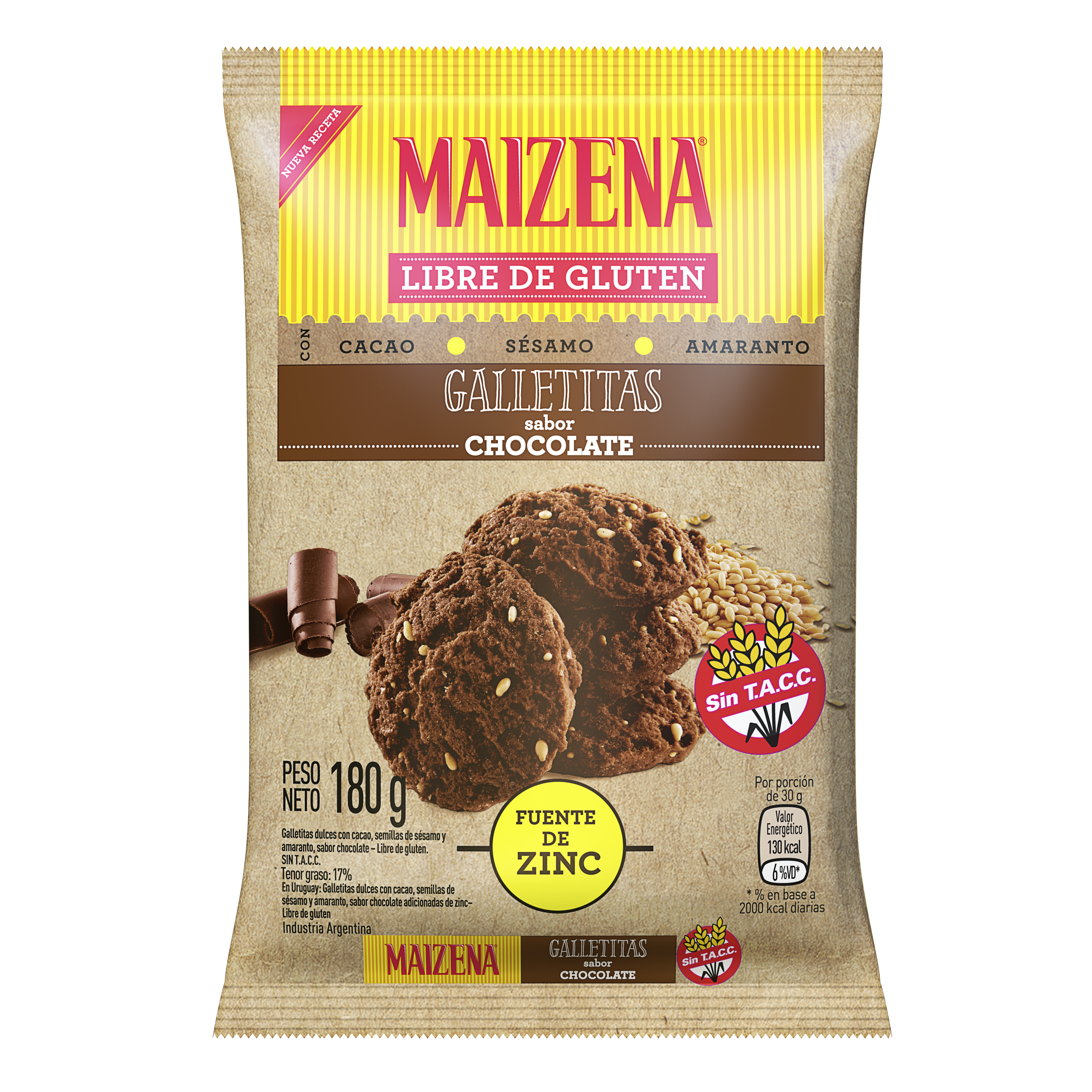 Premezcla de bizcochuelo sabor Chocolate sin TACC - Maizena