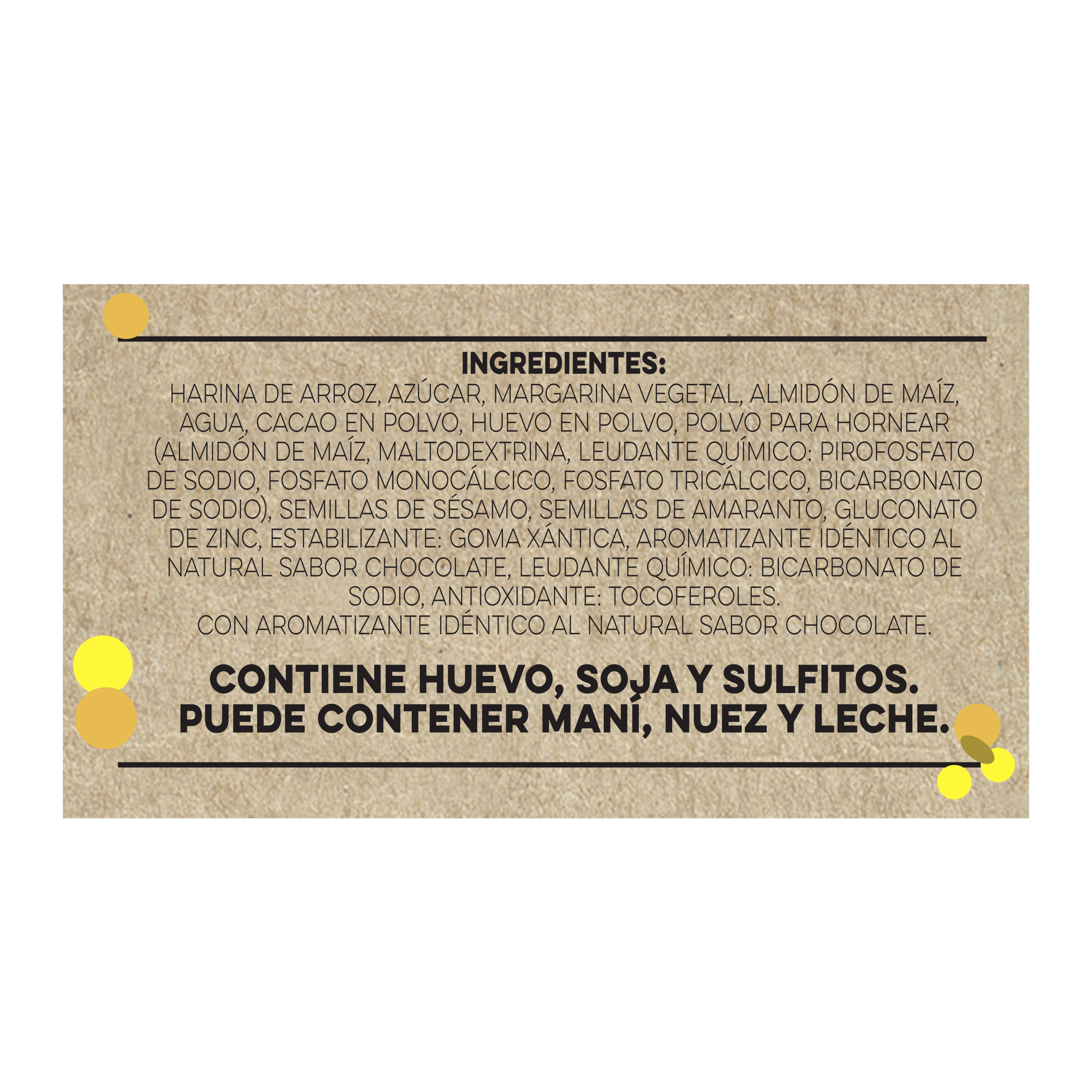 Premezcla de bizcochuelo sabor Chocolate sin TACC - Maizena