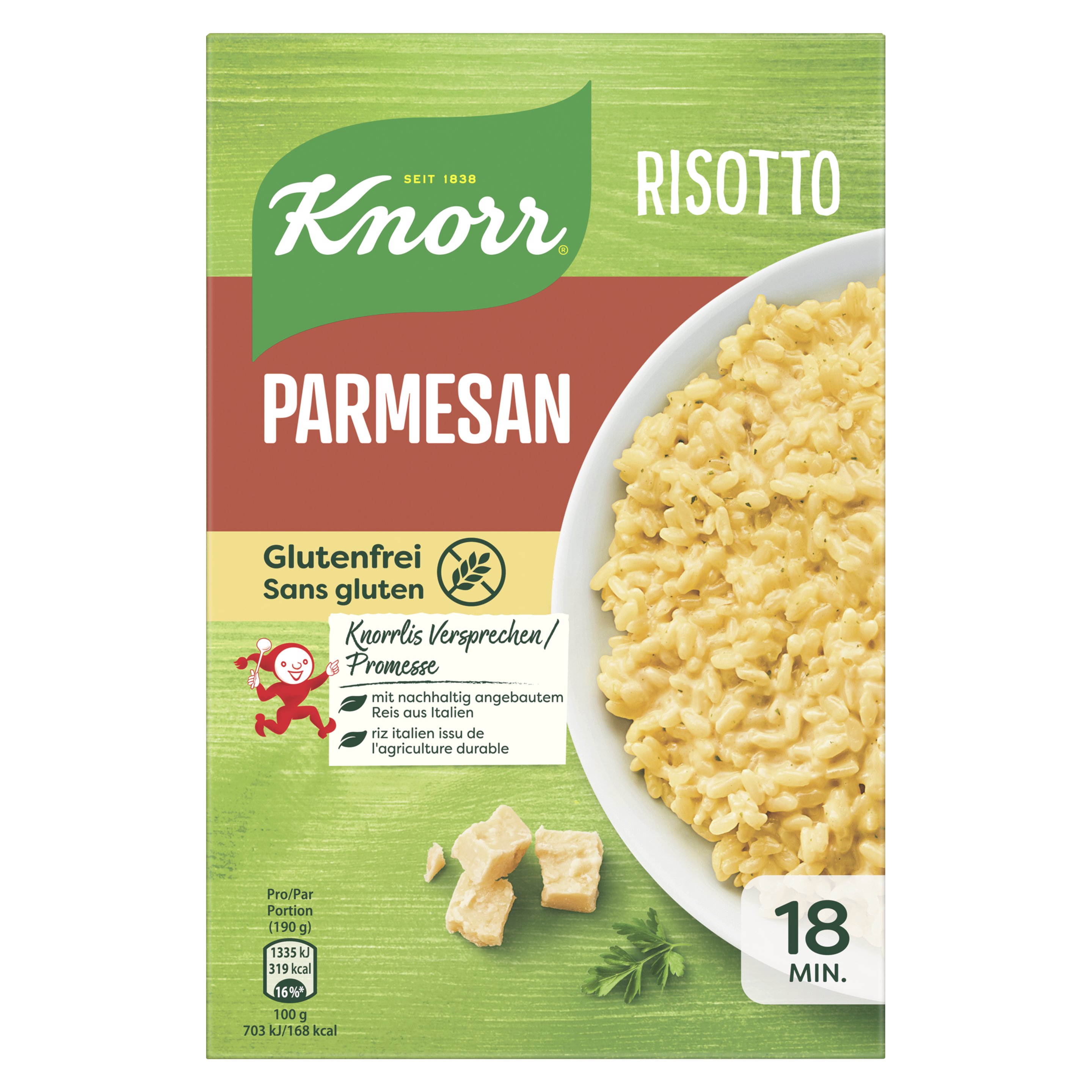 KNORR Risotto Parmesan 250 g Packung