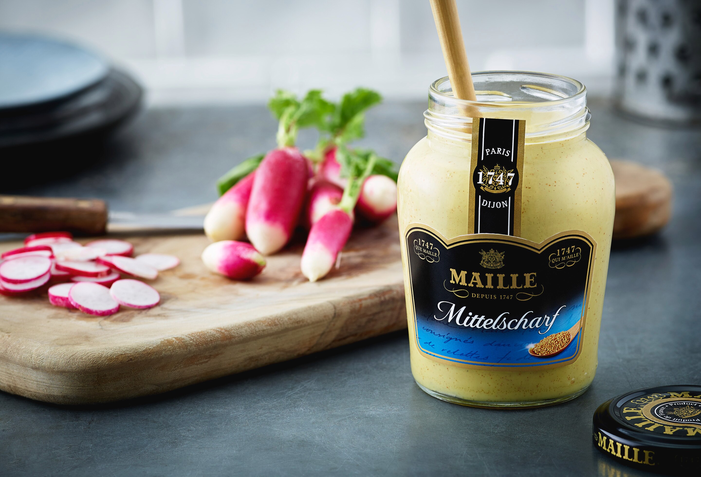 MAILLE SENF MITTELSCHARF 200ML