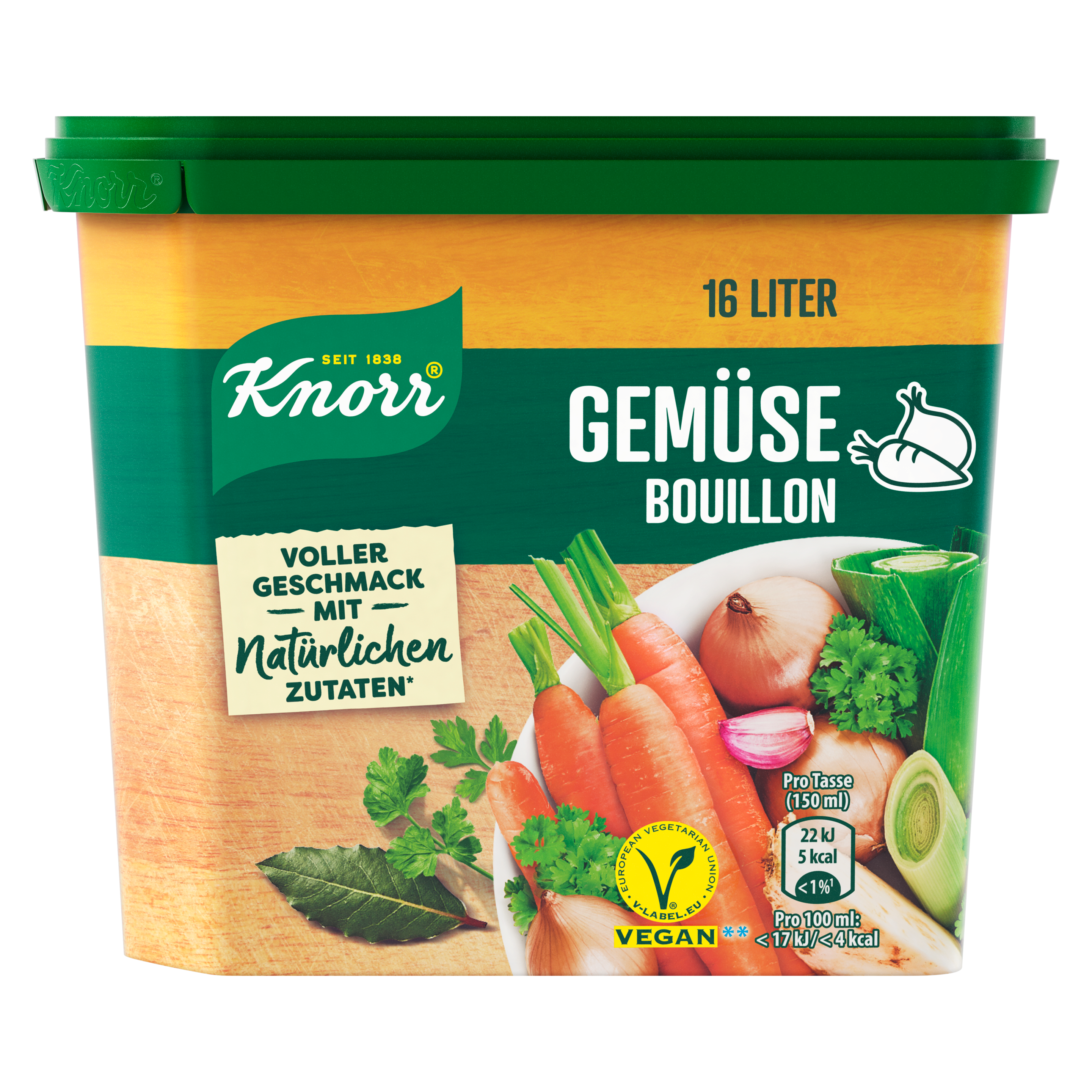 Knorr Gemüse Bouillon vegan 16 Liter