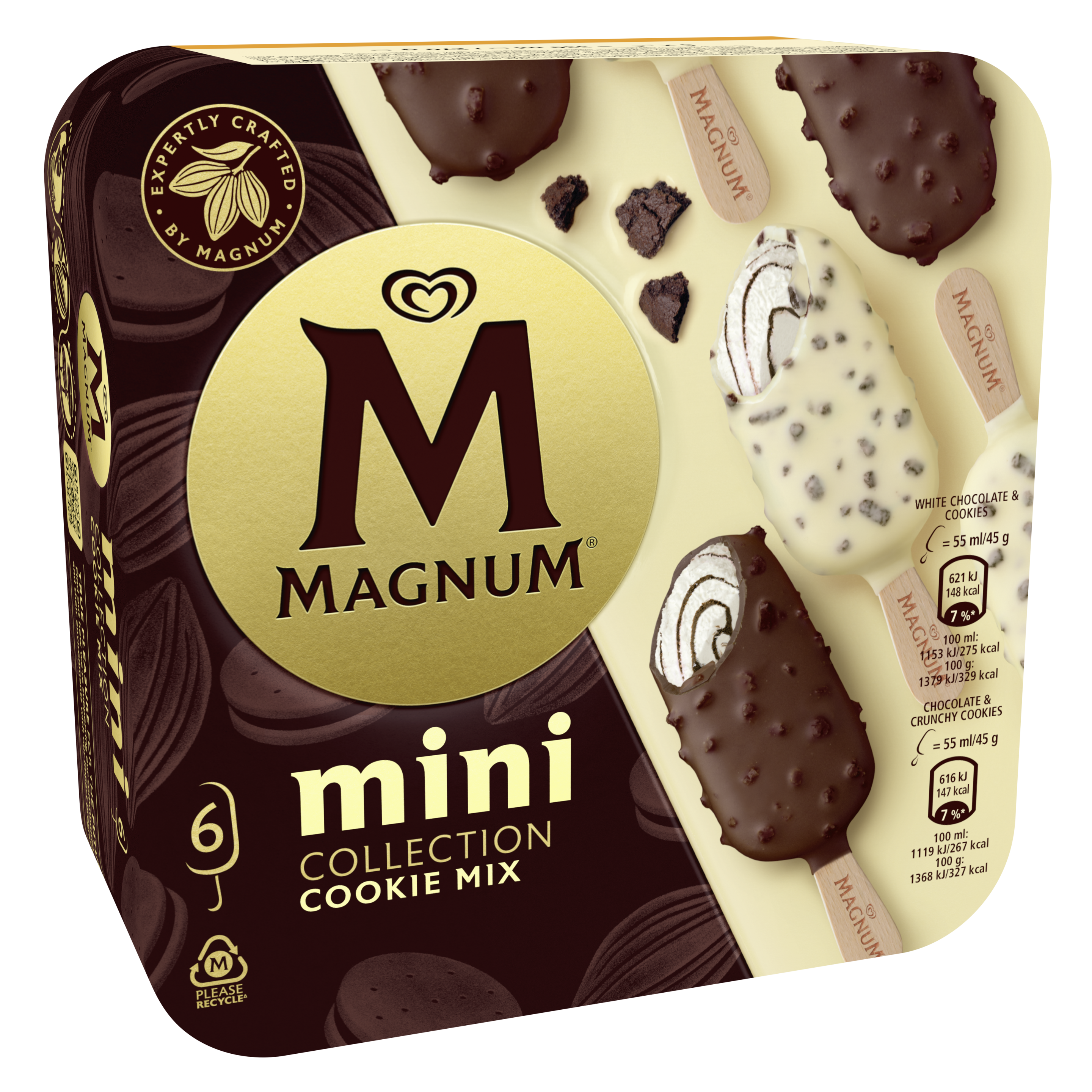 Magnum Mini Cookie Mix x6