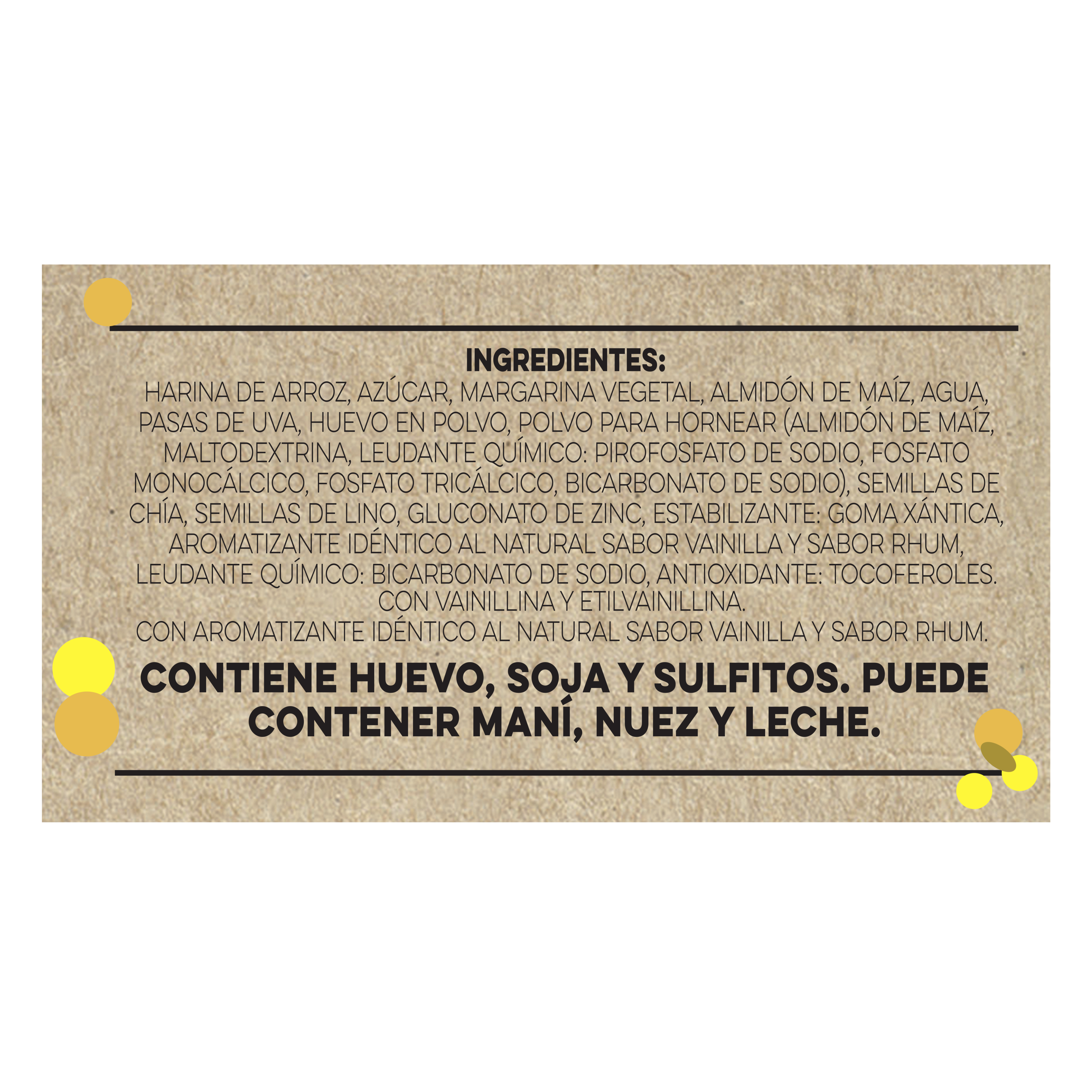Premezcla de bizcochuelo sabor Chocolate sin TACC - Maizena