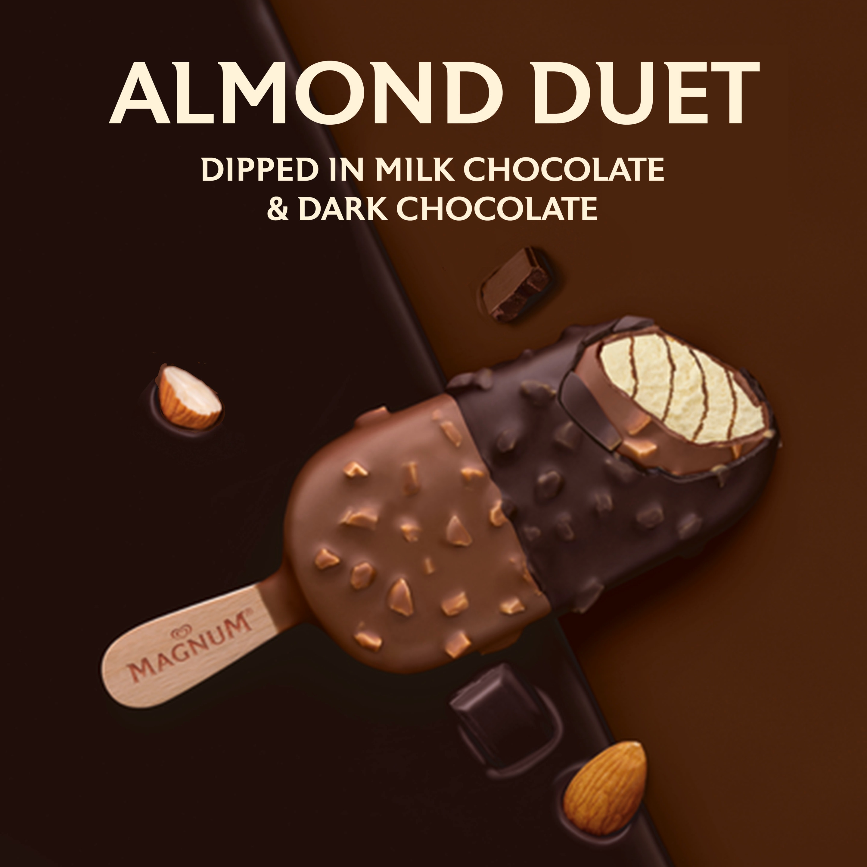 Almond Duet Ice Cream Bar