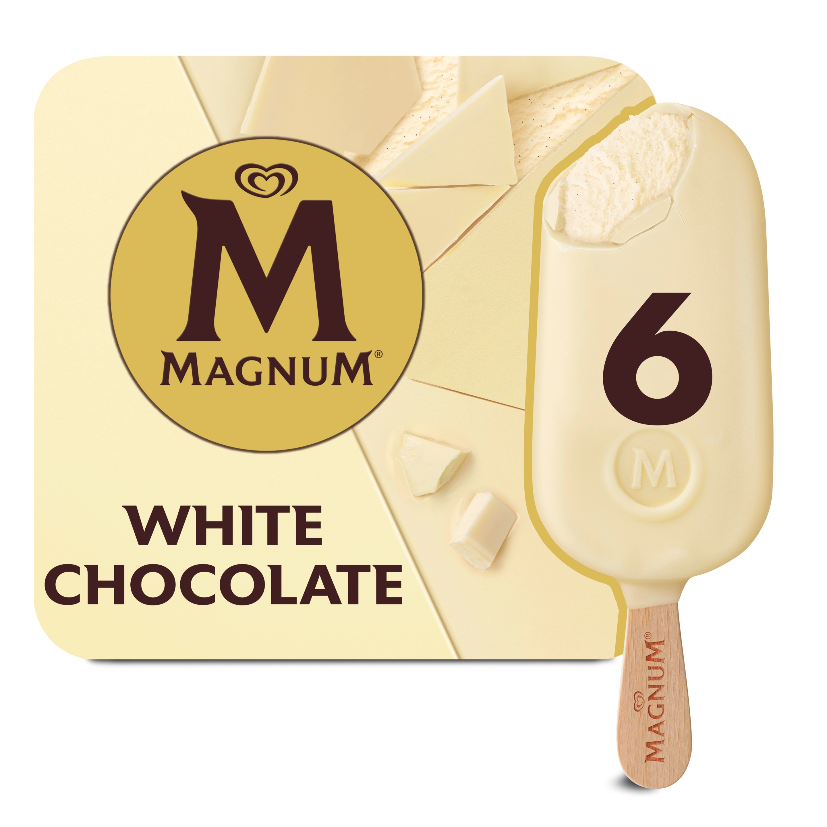 Magnum White Chocolate 6 x 100 ml - Magnum Schweiz