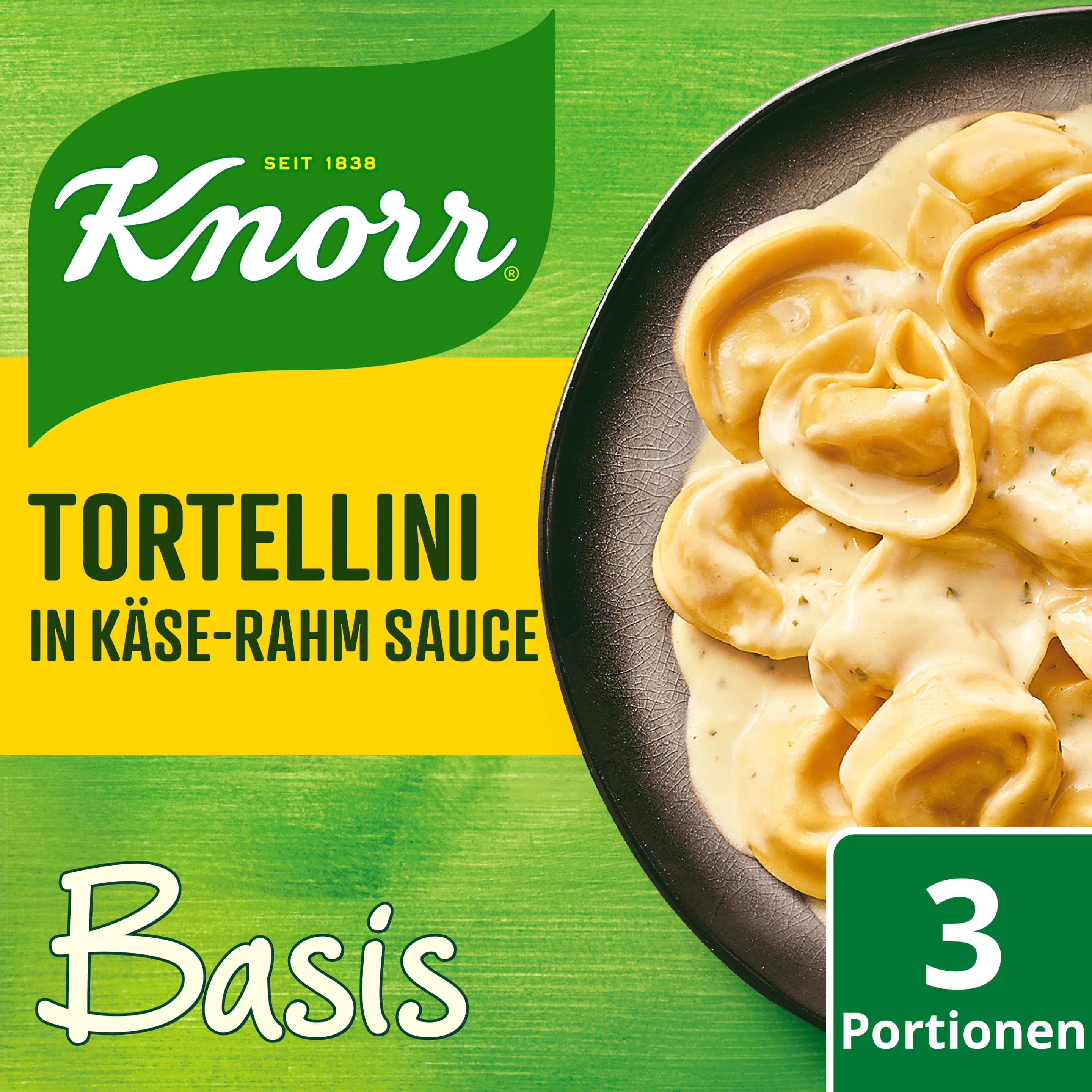 Knorr Basis Tortellini in Käse Rahm Sauce 3 Portionen
