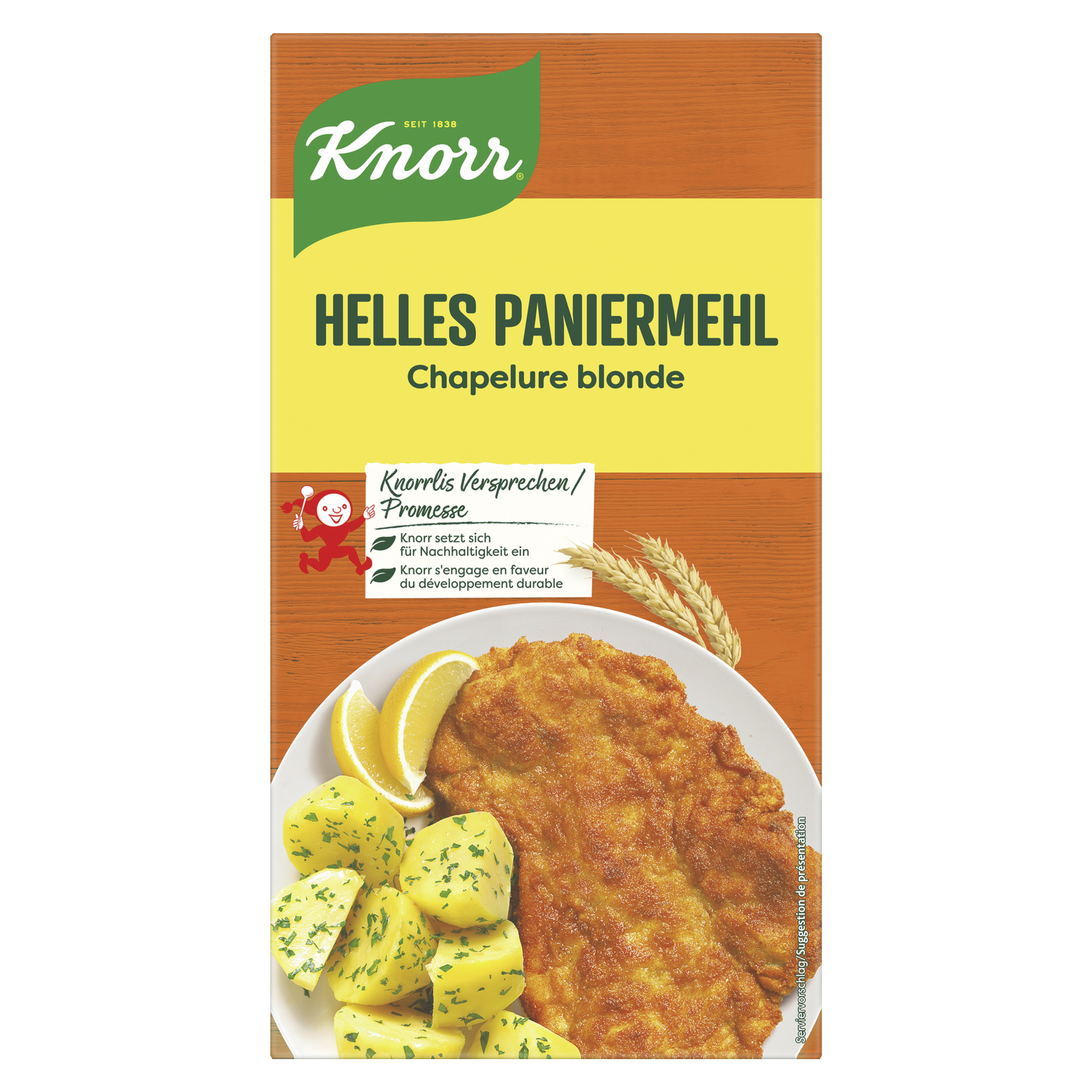 KNORR Helles Paniermehl 250 g Packung