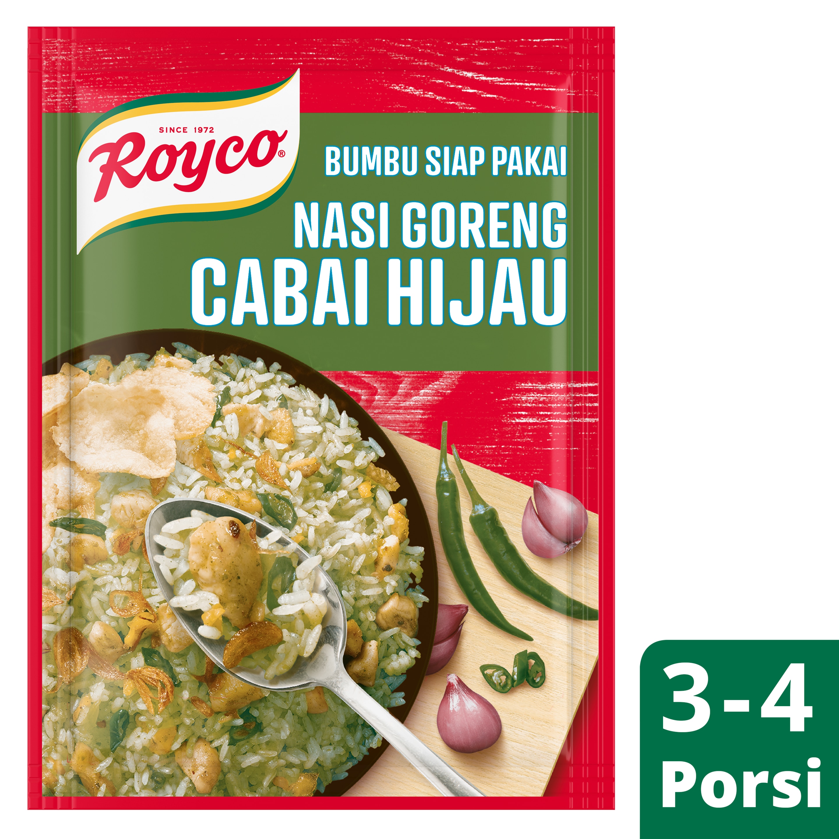 Royco  BUMBU KEMASAN  NASI GORENG CABE HIJAU  17G packshot