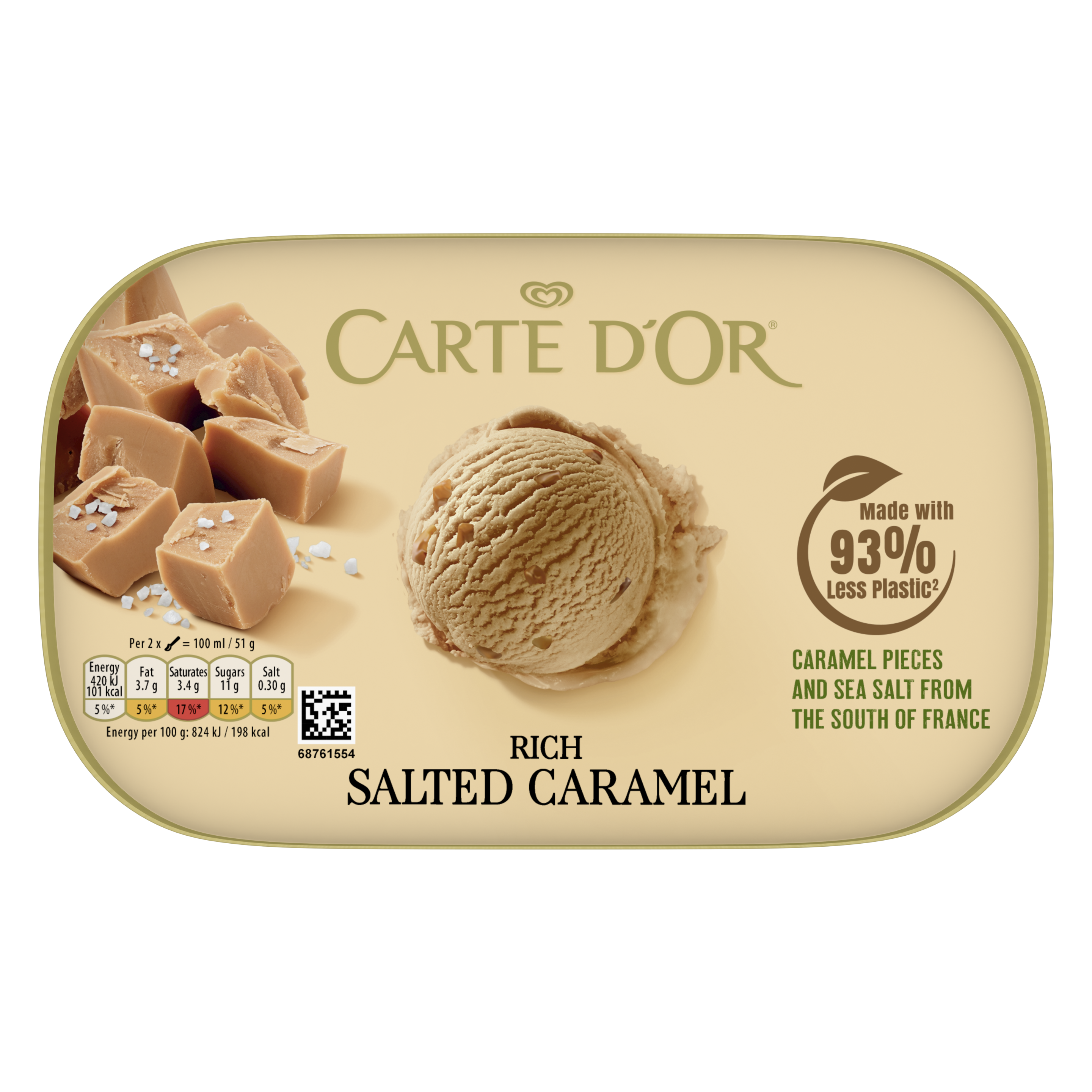 Carte D'Or Rich Salted Caramel 900ml
