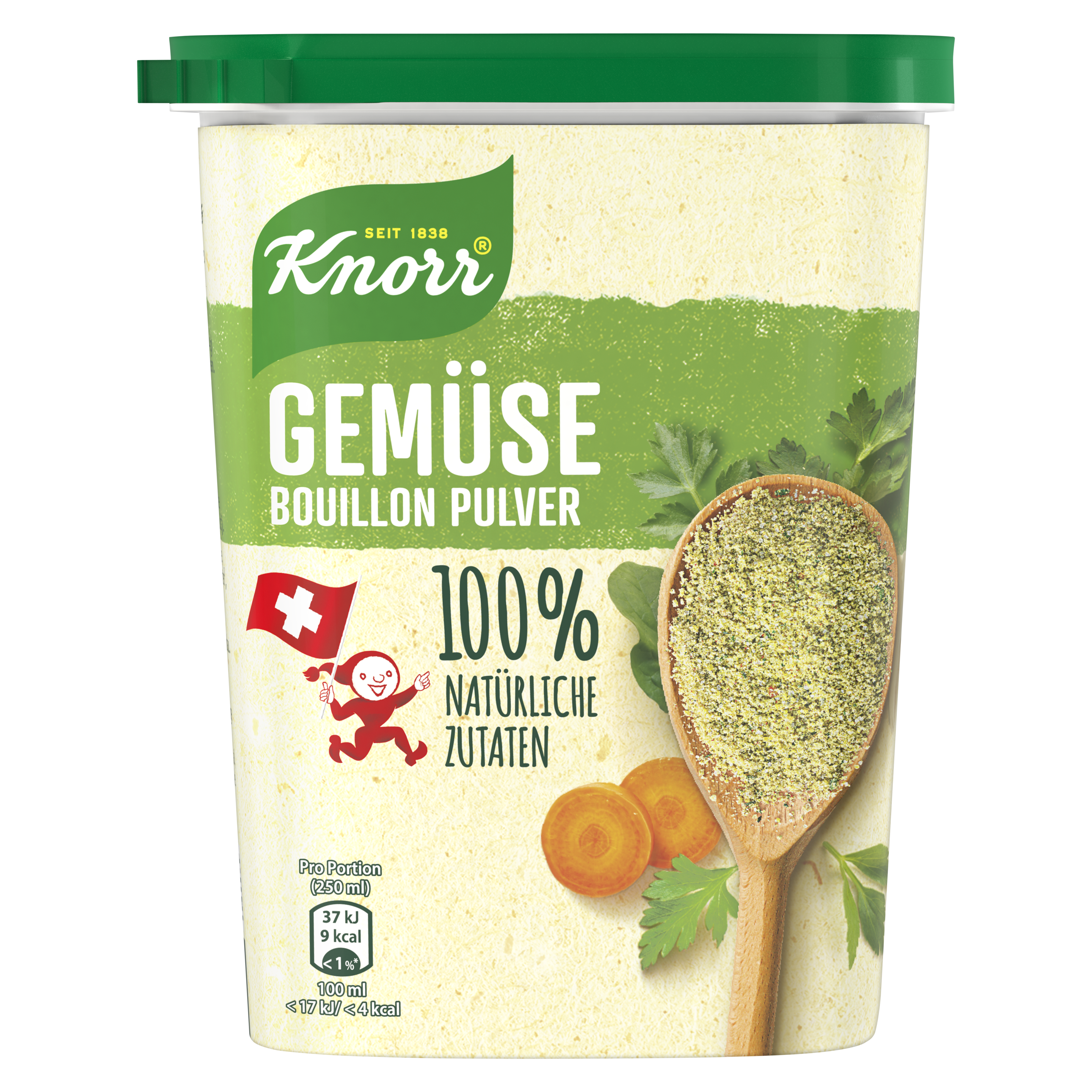 KNORR ingrédients 100% naturels Bouillon de légumes poudre 228 g boîte
