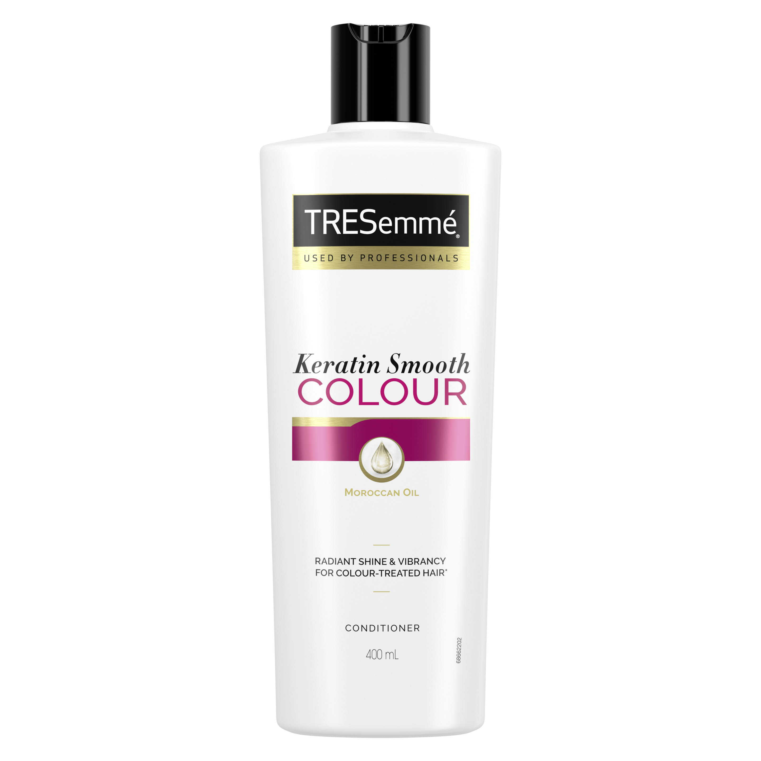 A 400ml bottle of TRESemmé Keratin Smooth Conditioner front of pack image