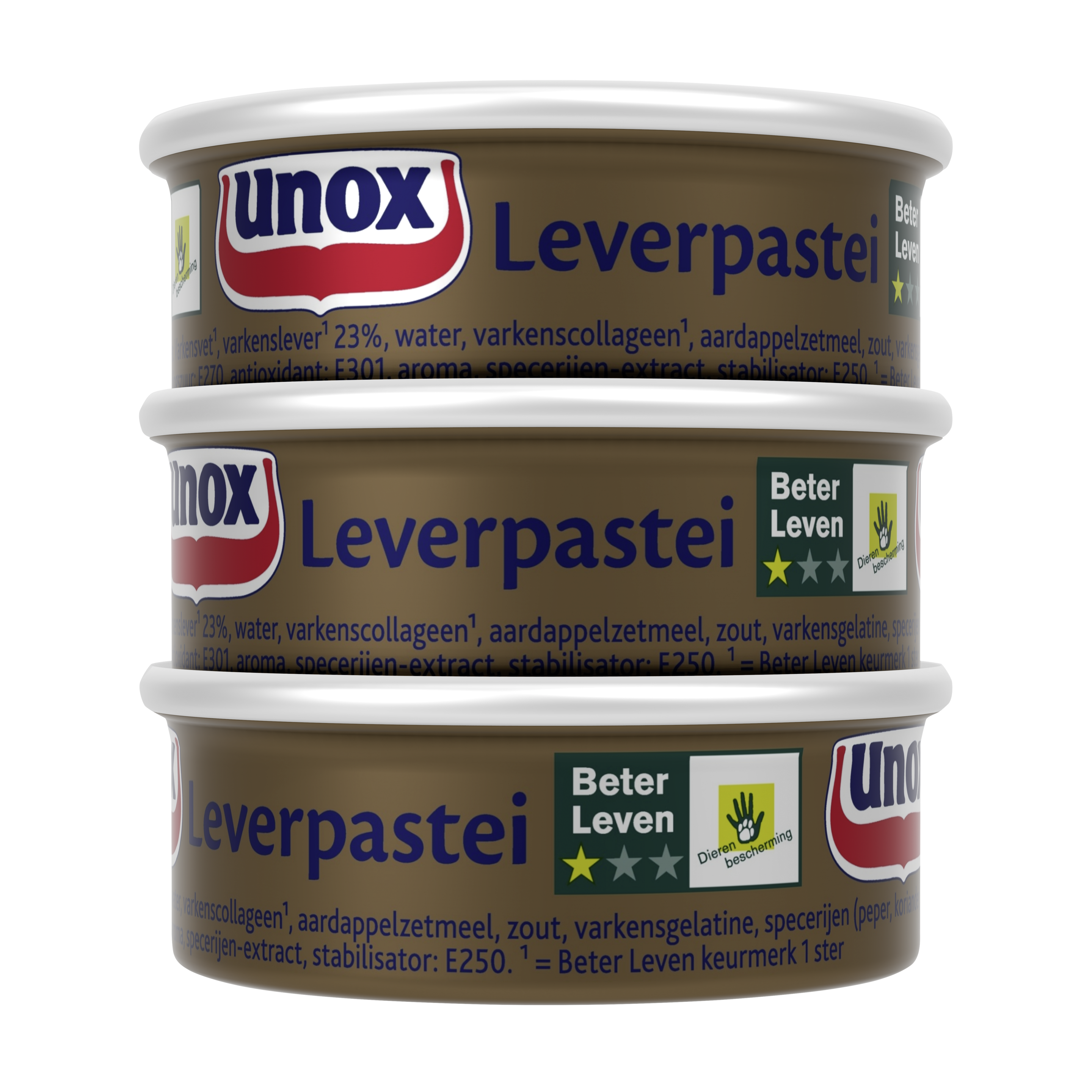 Unox  Leverpastei regulier 168 GR