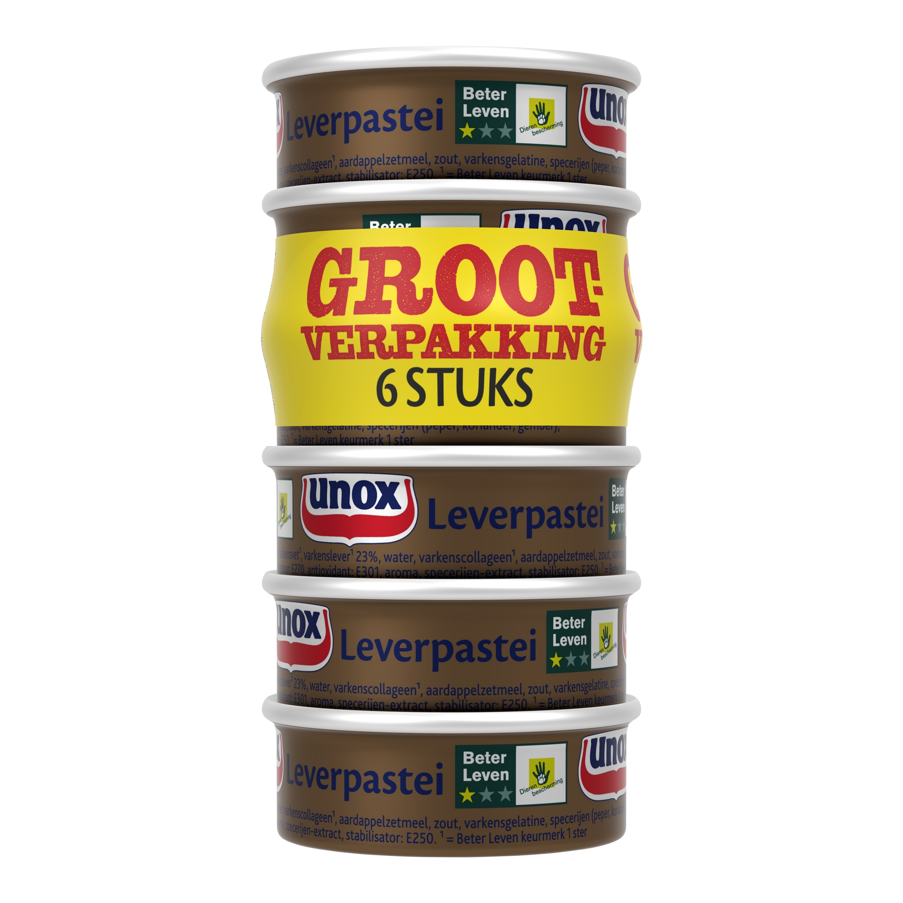 Unox  Leverpastei grootverpakking 336 GR