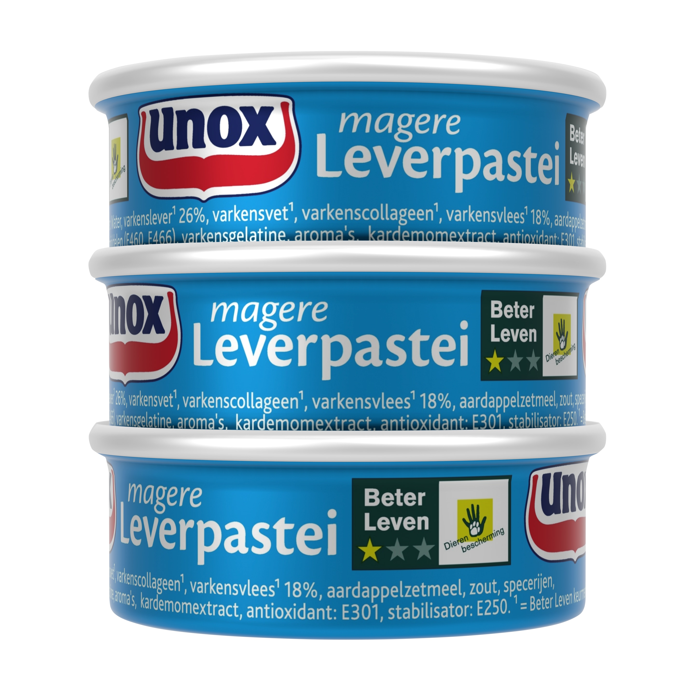 Unox  Leverpastei mager 168 GR