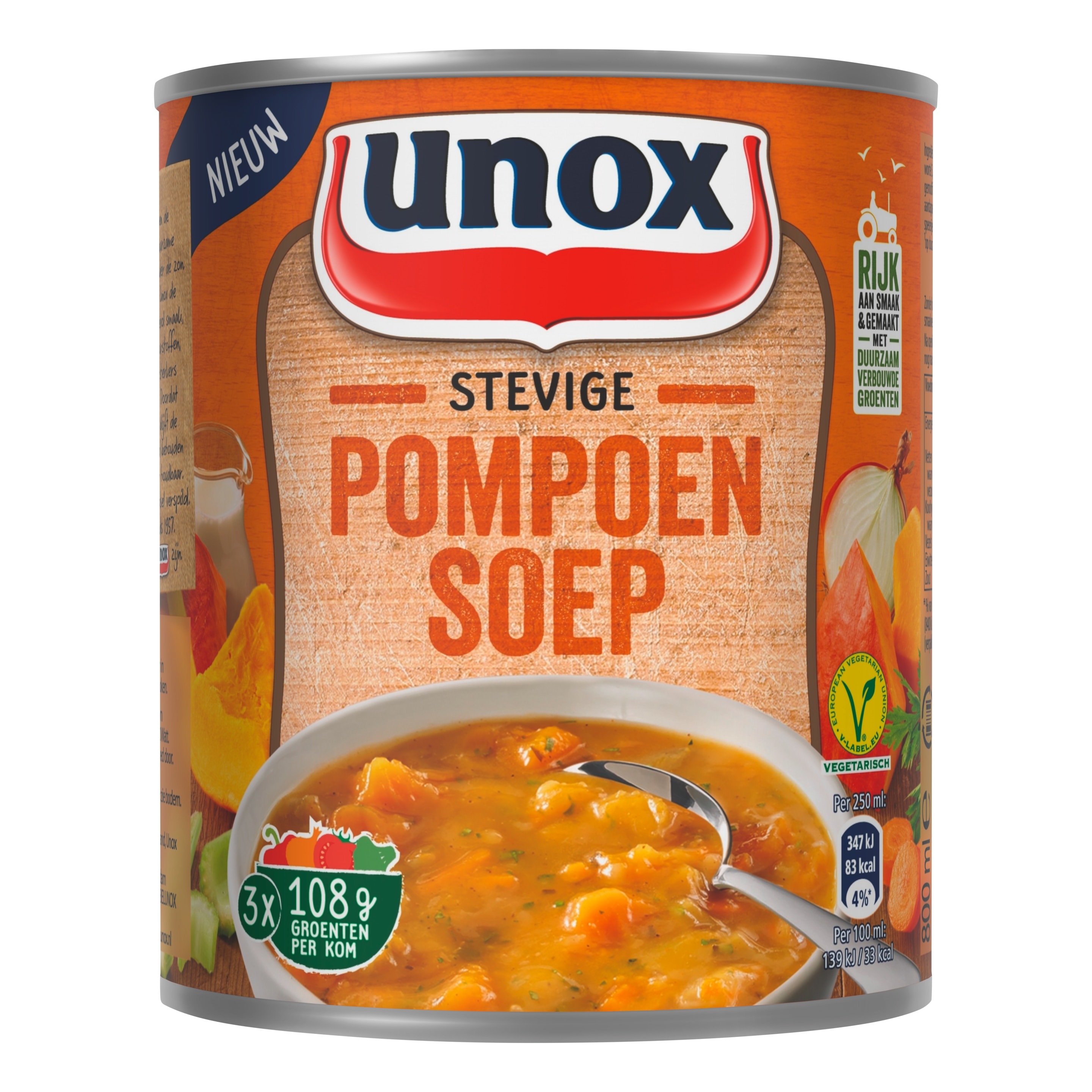 Unox Stevige Pompoensoep 800ml