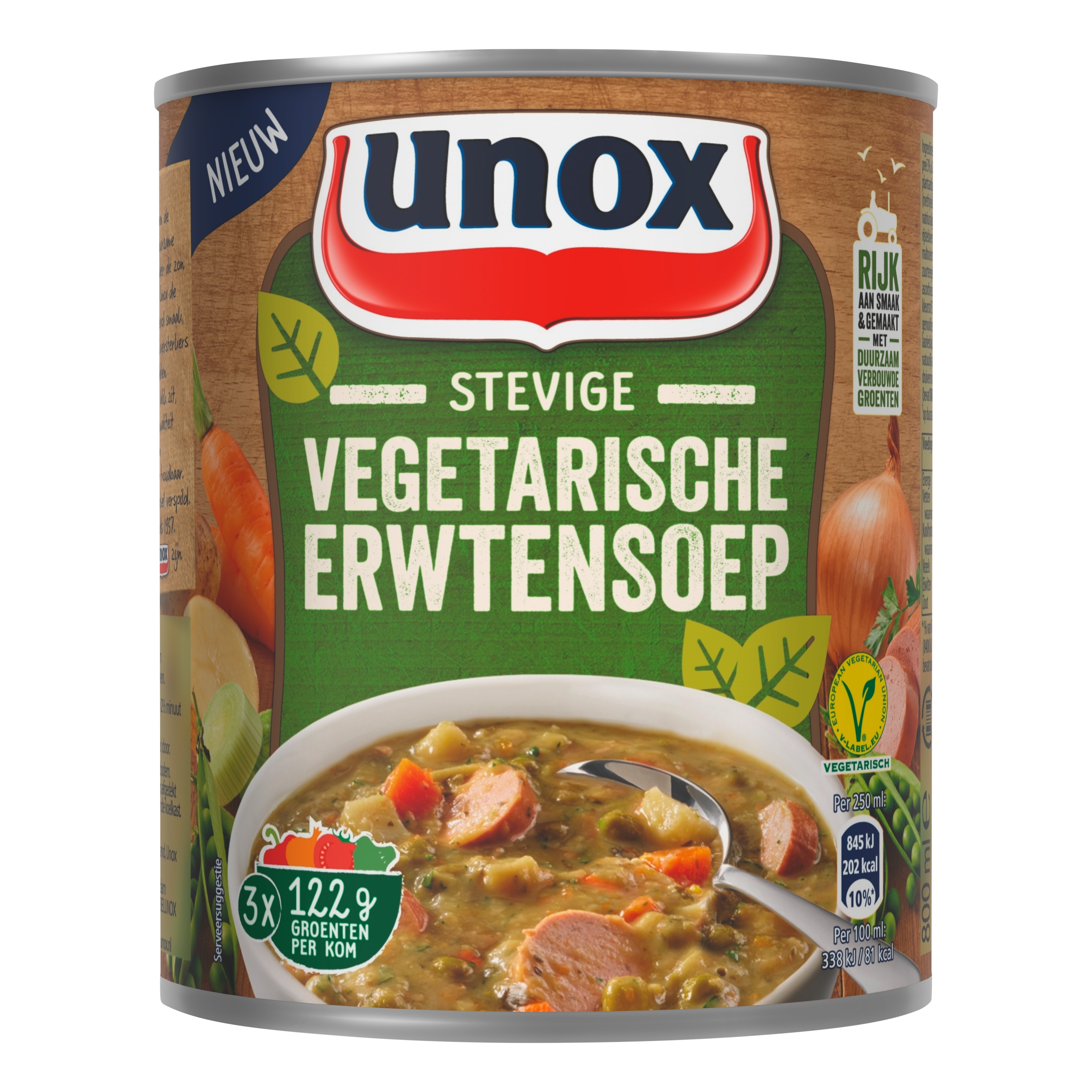 Unox Stevige Vegetarische Erwtensoep 800ml