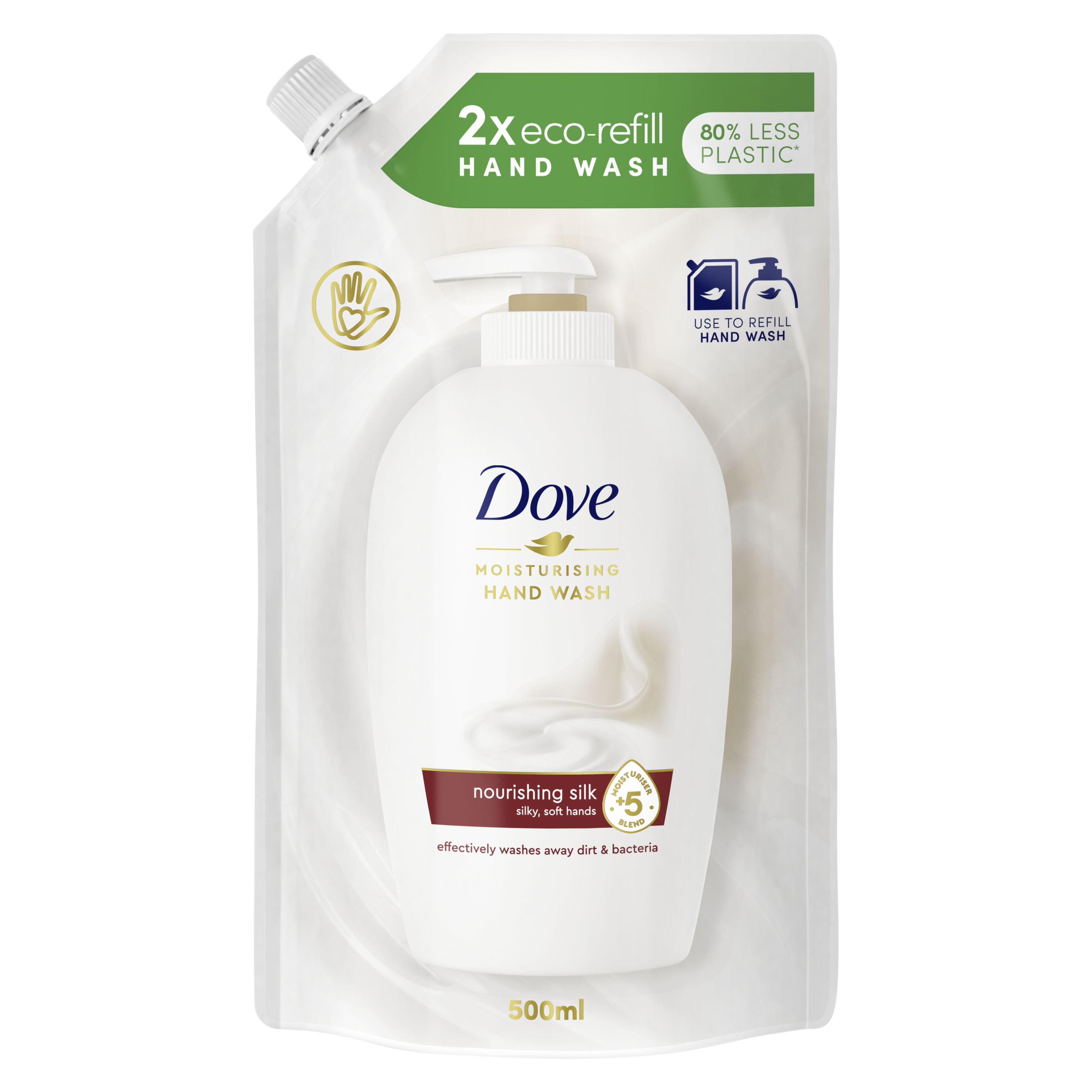 Dove Fine Silk Liquid Hand Wash Refill 500ml