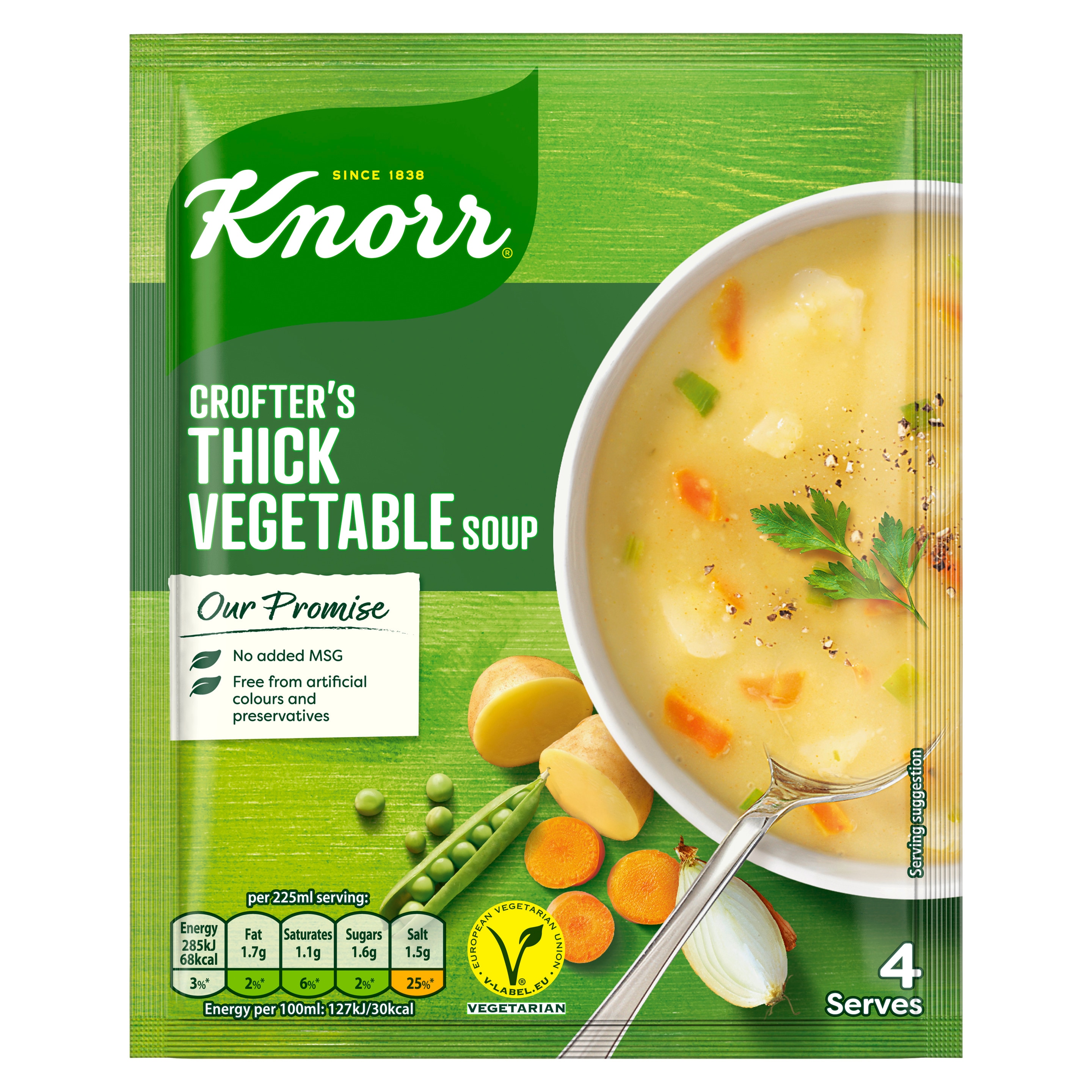 Knorr Chicken and Leek Dry Packet Soup pack shot