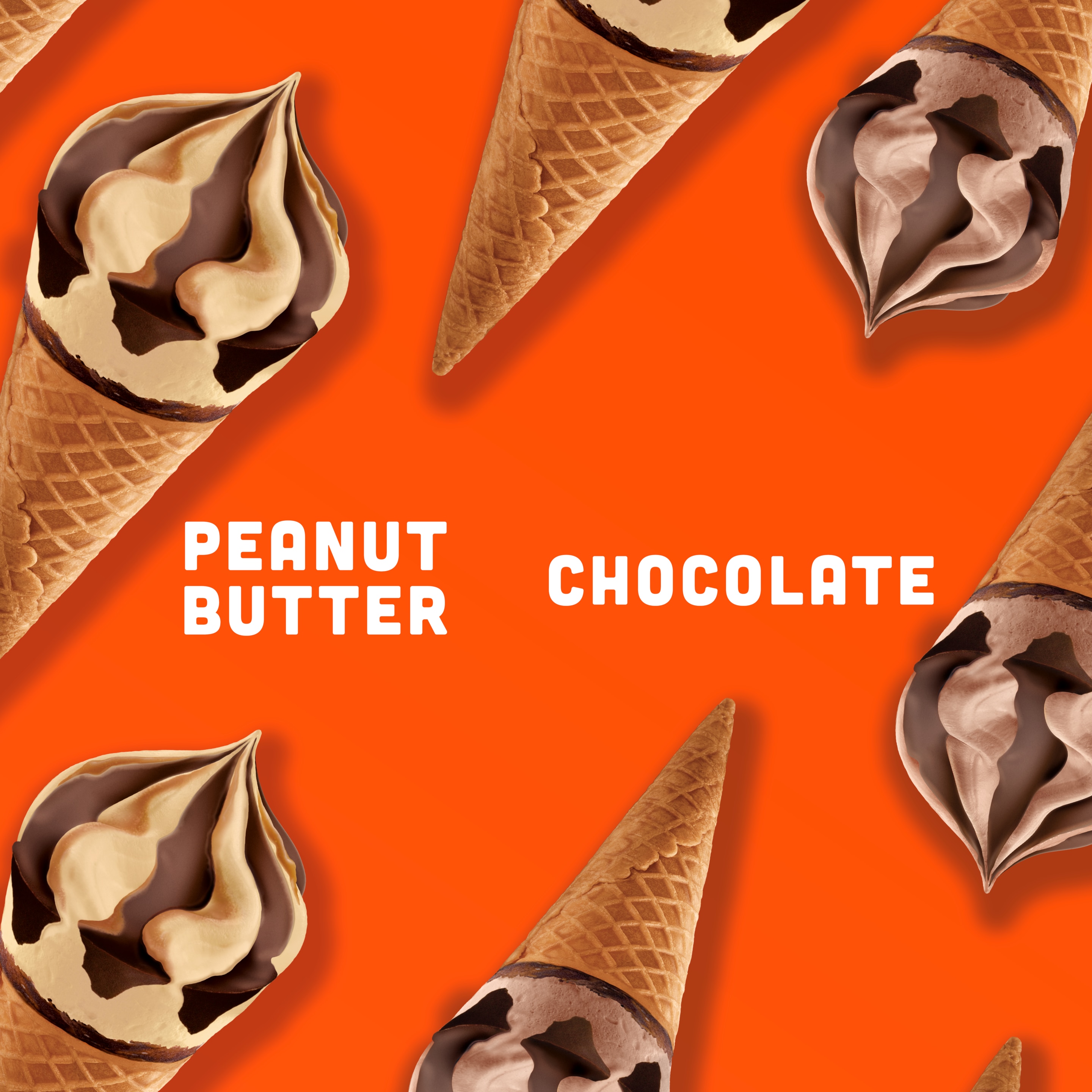 REESE'S Peanut Butter Chocolate Cone Duo