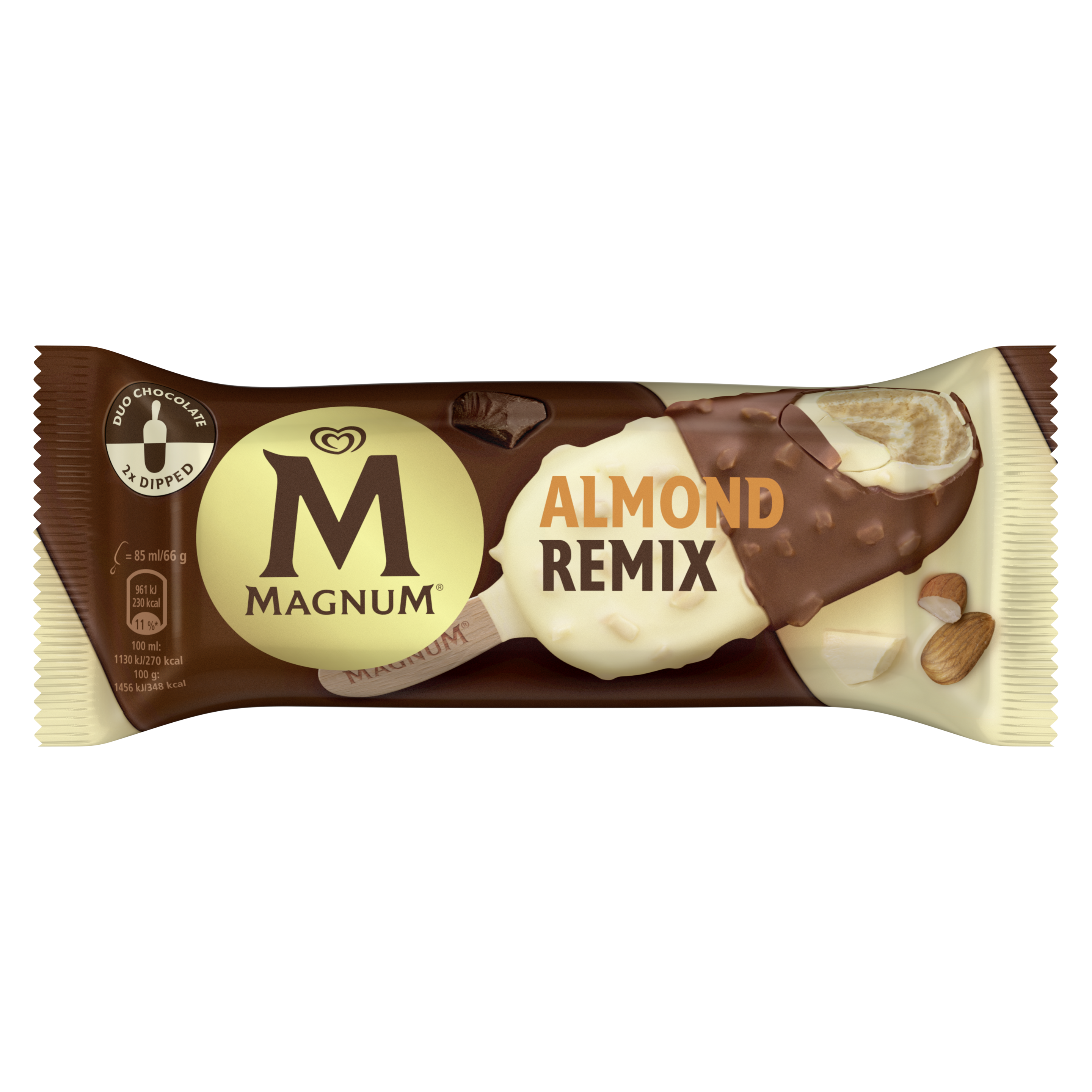 Magnum Almond Remix Text