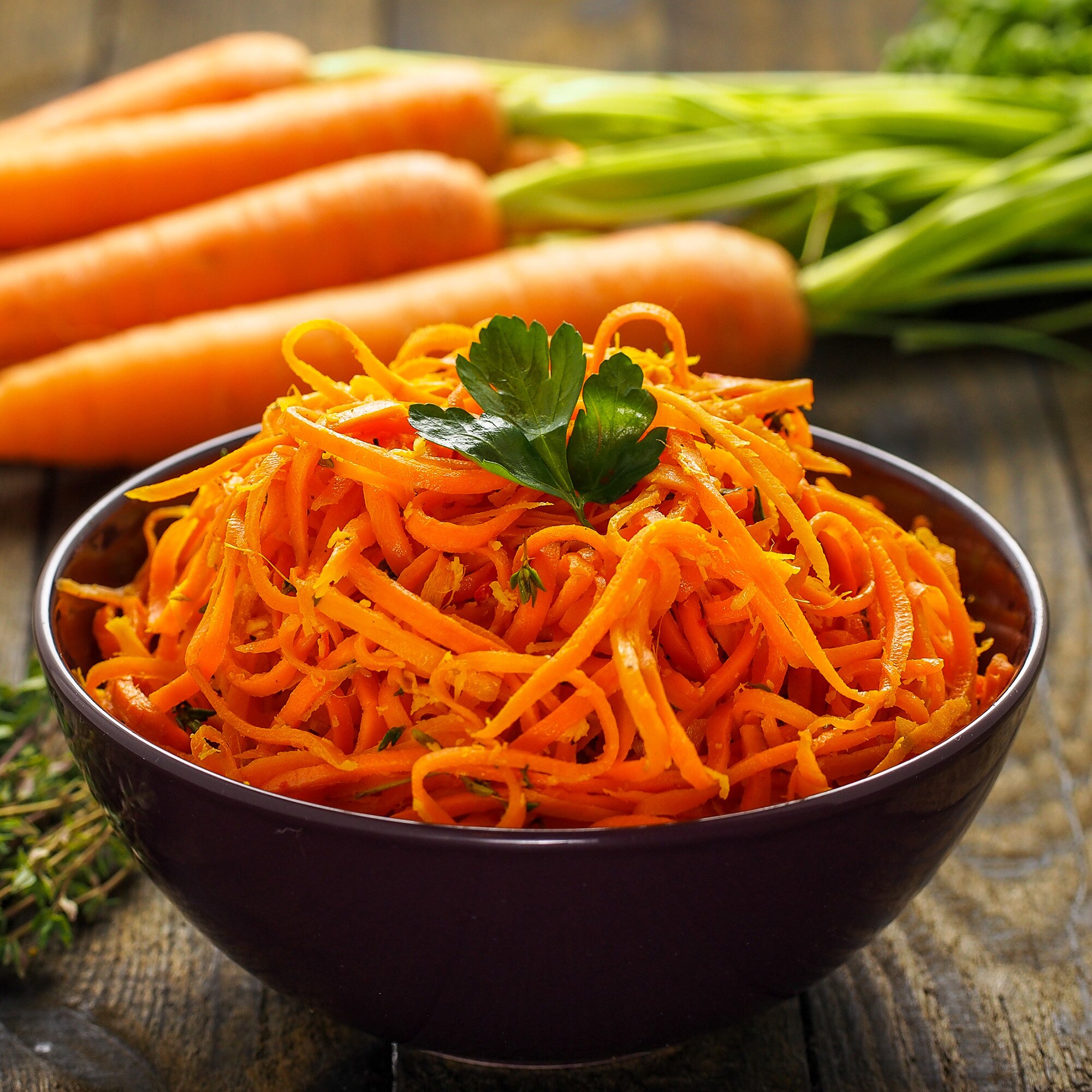 Bowl of Carrot Shavings
