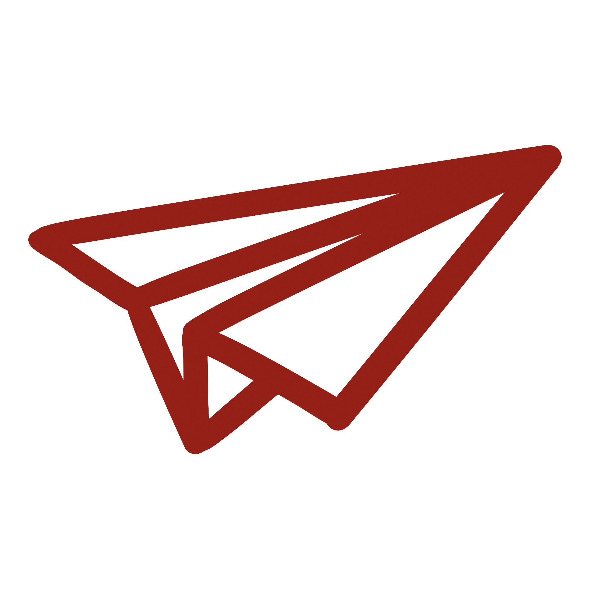 Icon of a paper plane