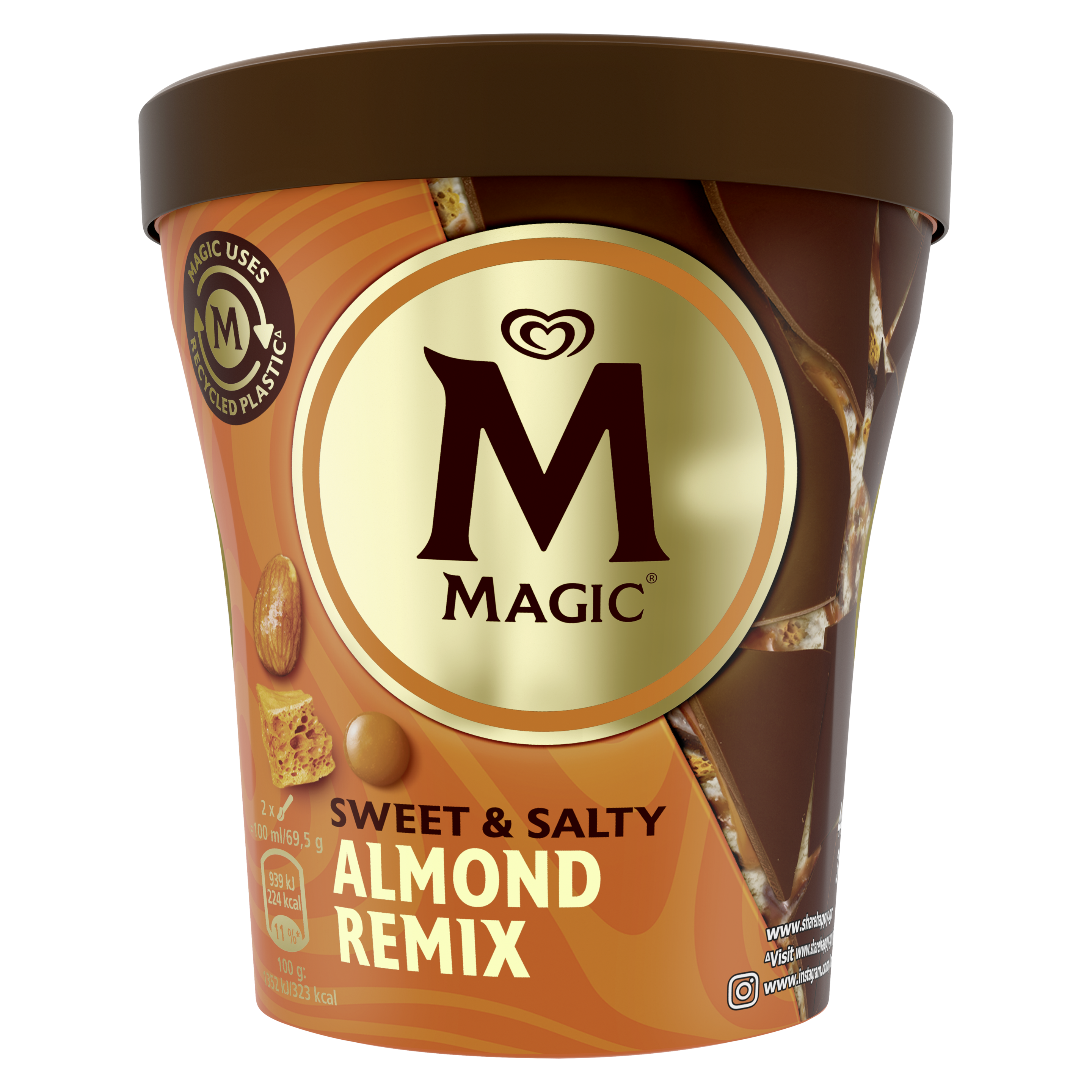 Magic Κύπελλο Almond Remix 440ml