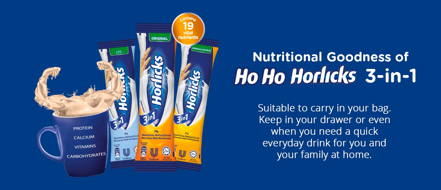 Ho Ho Horlicks 3-in-1
