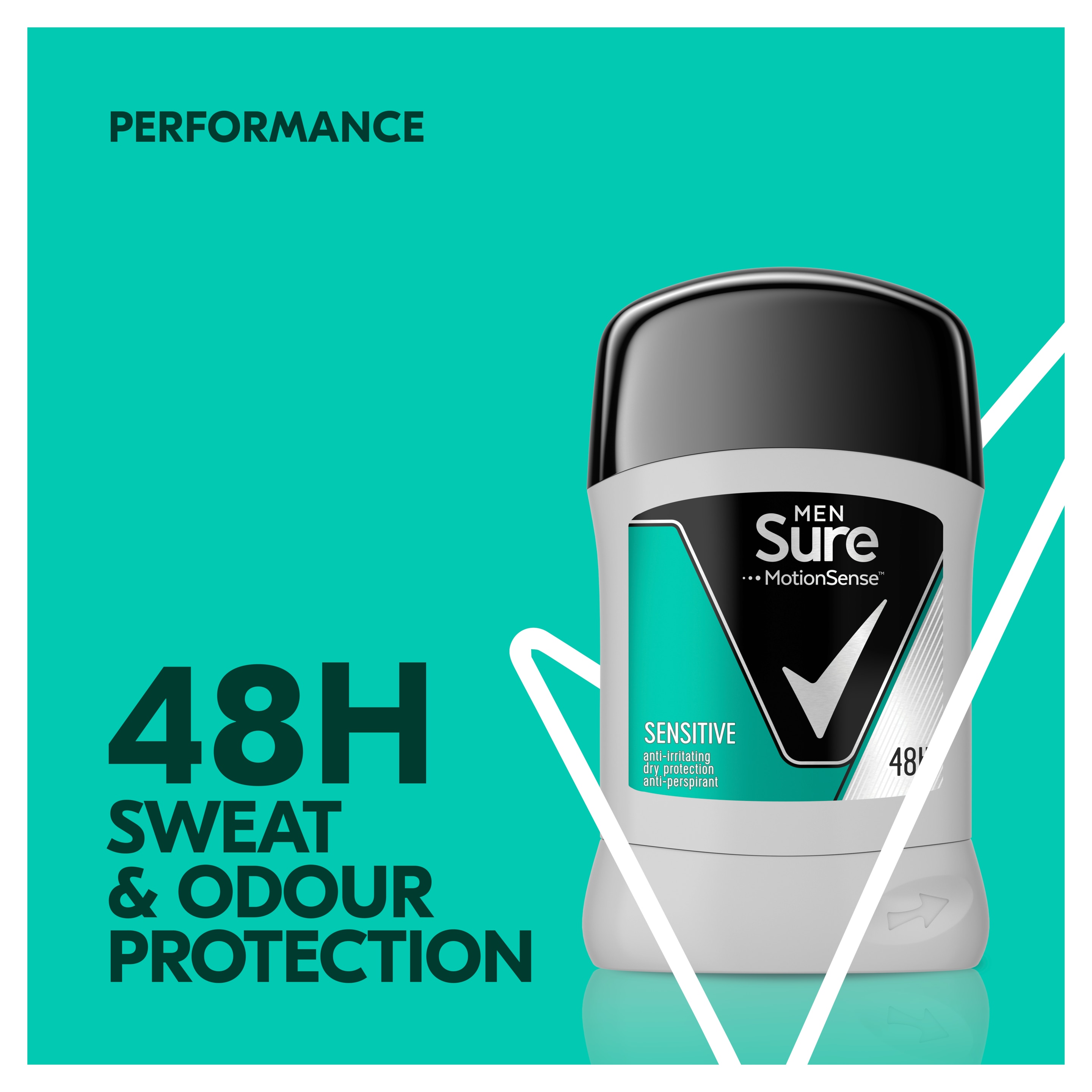 Sure Men 48hr Sensitive Antiperspirant Deodorant Stick