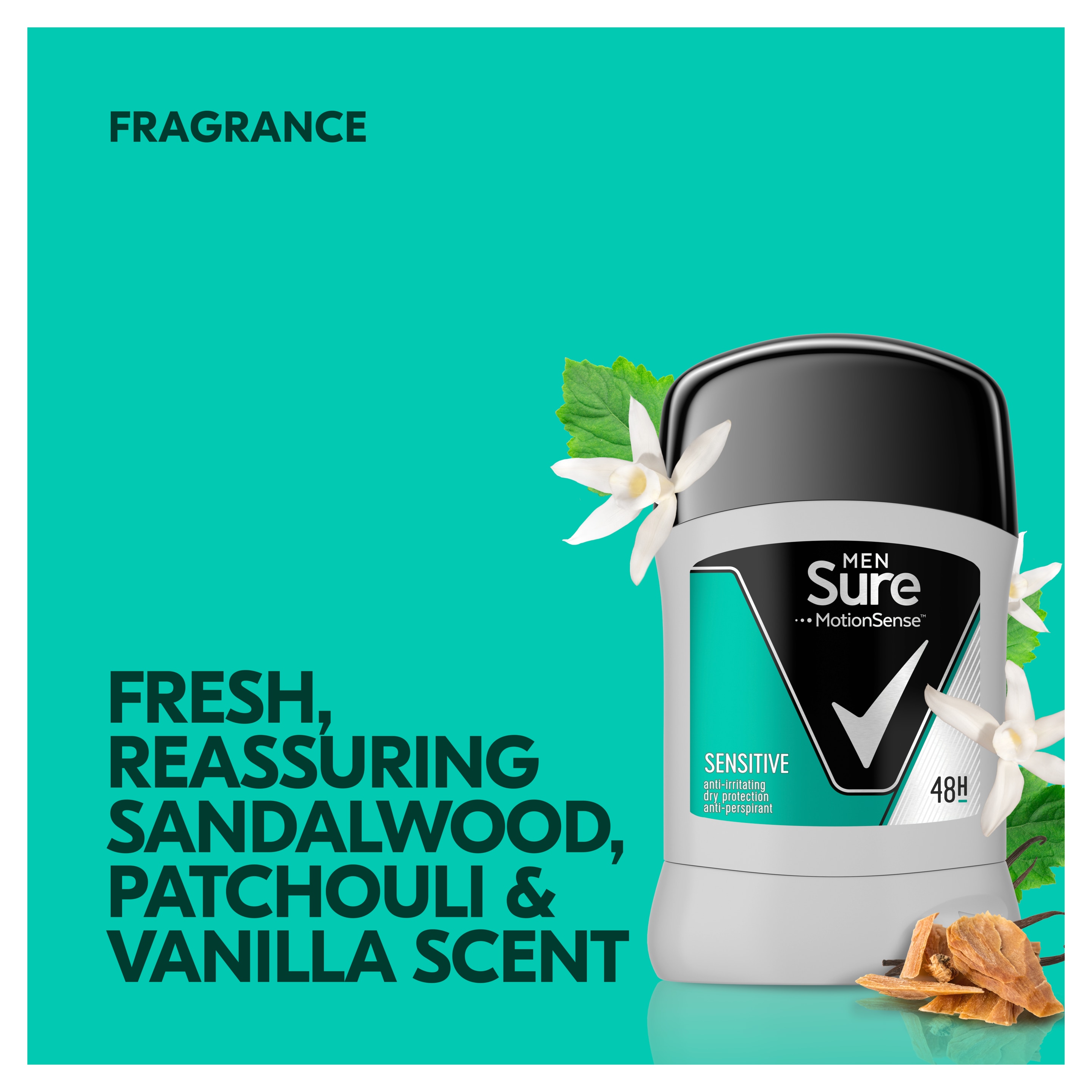 Sure Men 48hr Sensitive Antiperspirant Deodorant Stick