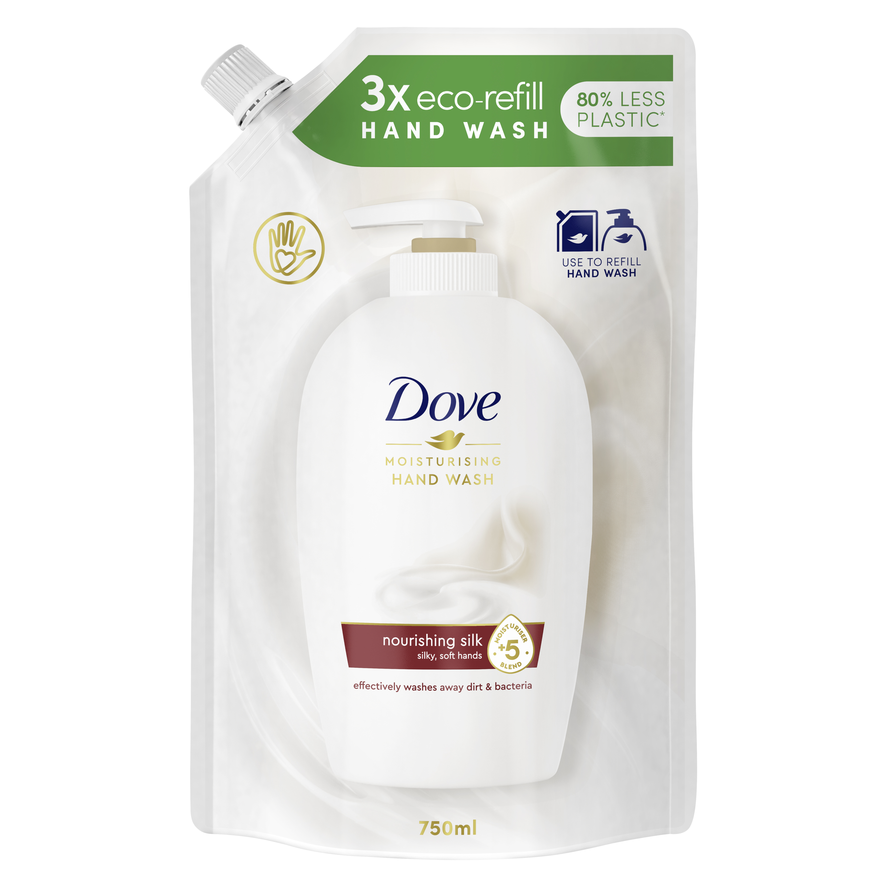 Dove Fine Silk Hand Wash 750ml