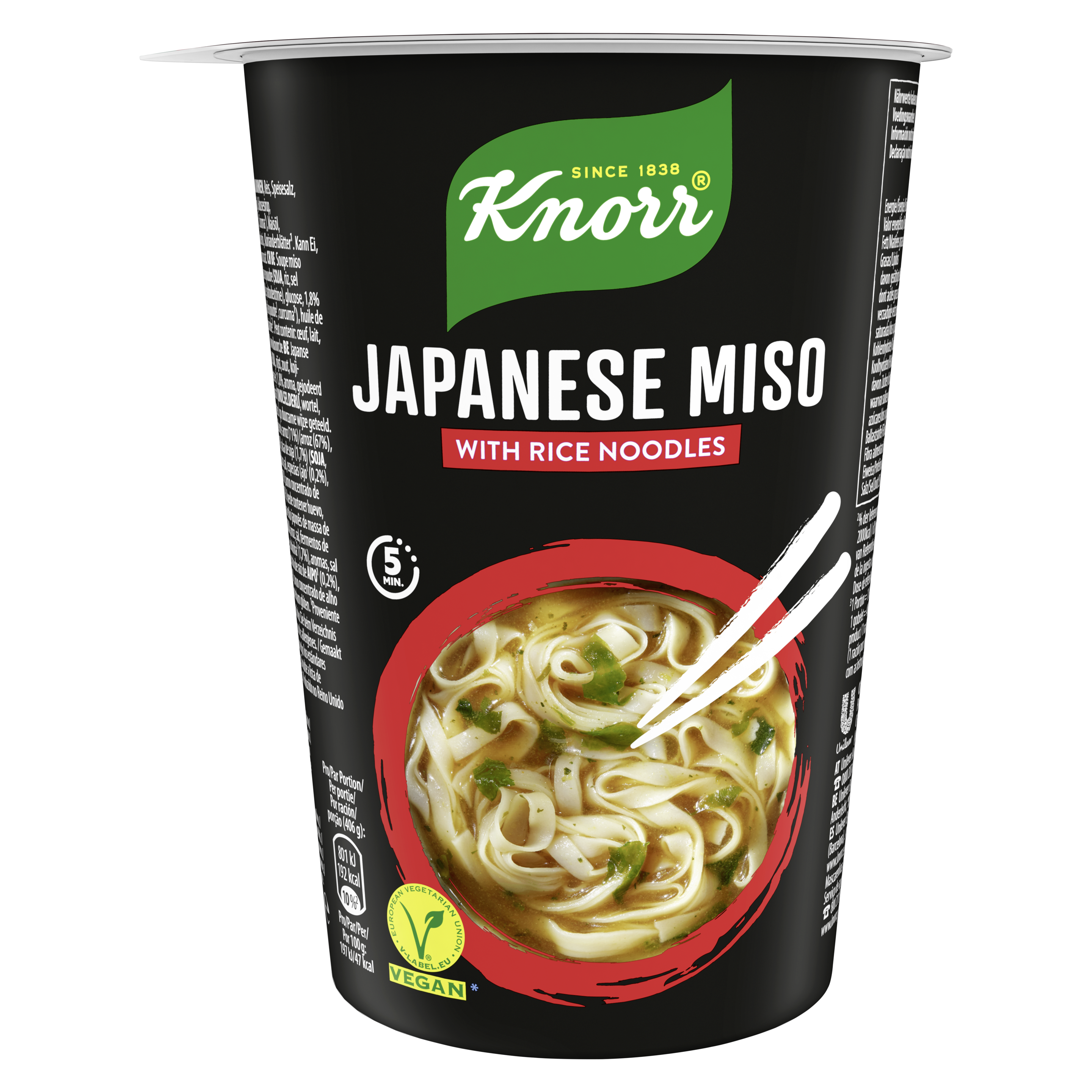 KNORR Japanese Miso with Rice Noodles Becher 1 Portion