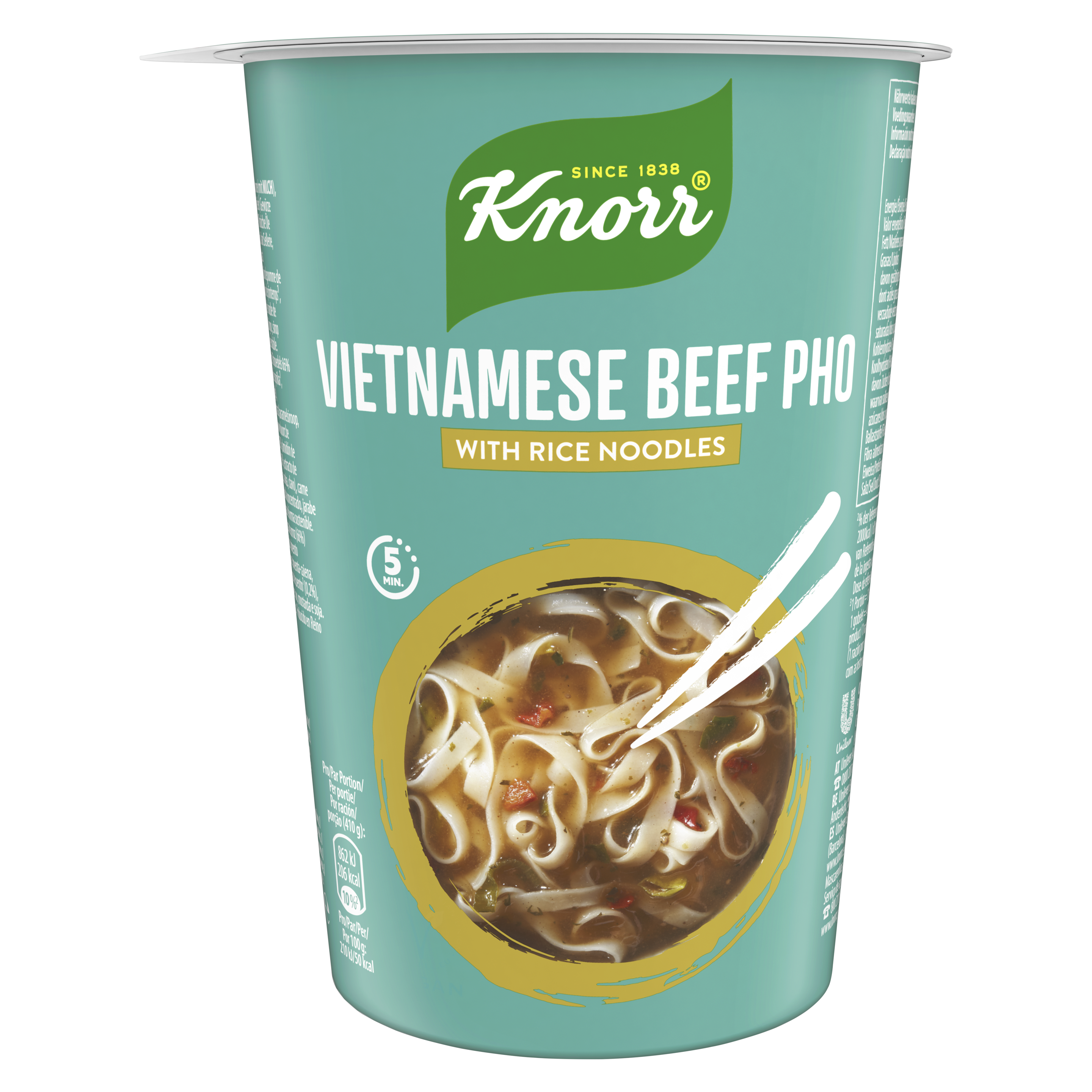 KNORR Vietnamese Beef Pho with Rice Noodles Becher 1 Portion